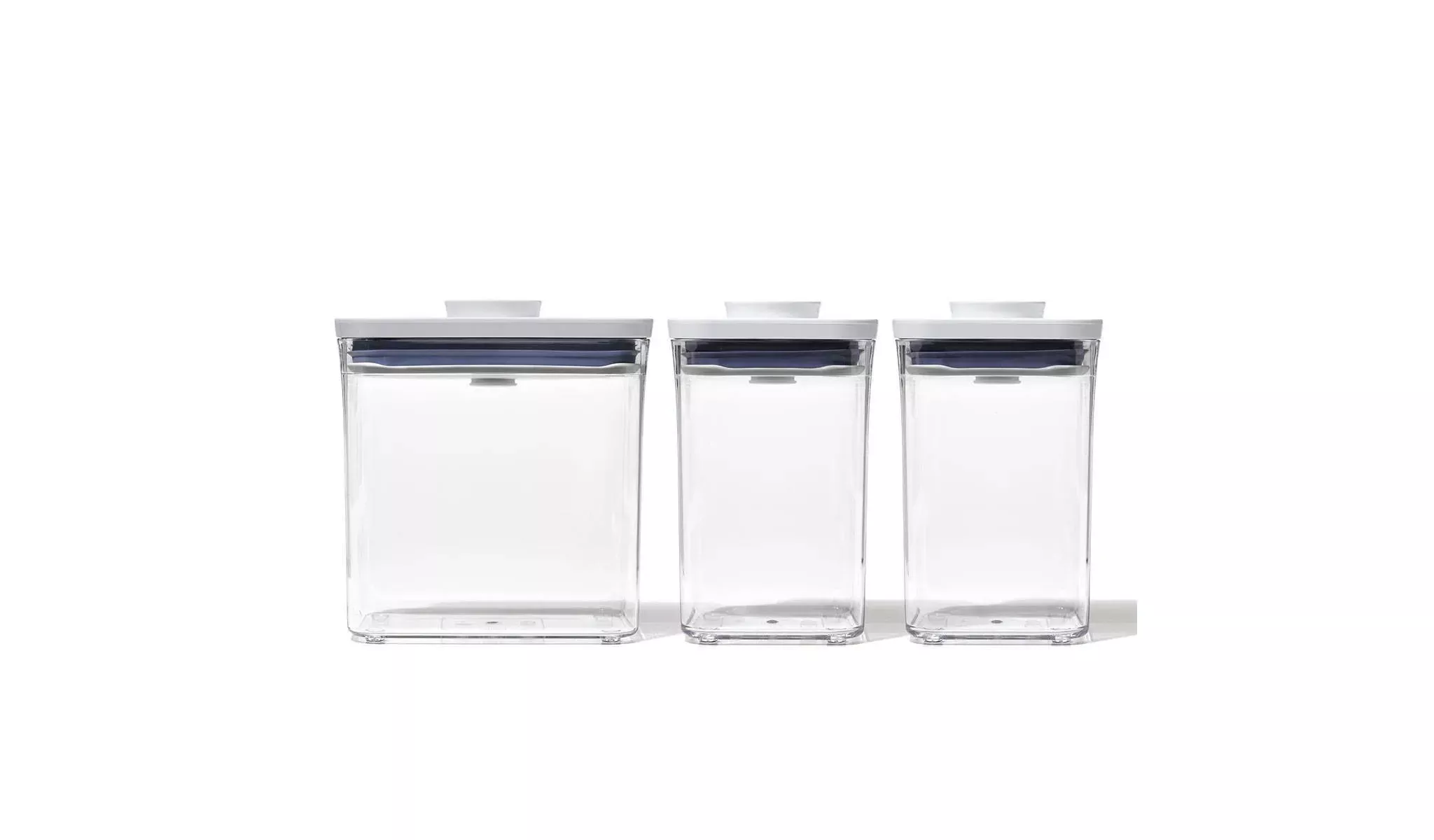 oxo-pop-3pc-plastic-food-storage-container-set-clear-rebel OXO POP 3pc Plastic Food Storage Container Set Clear – REBEL