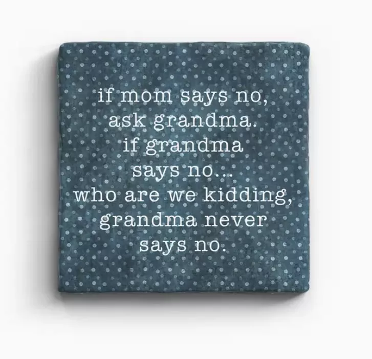paisley-parsley-ask-grandma-marble-coaster Paisley & Parsley Ask Grandma - Marble Coaster
