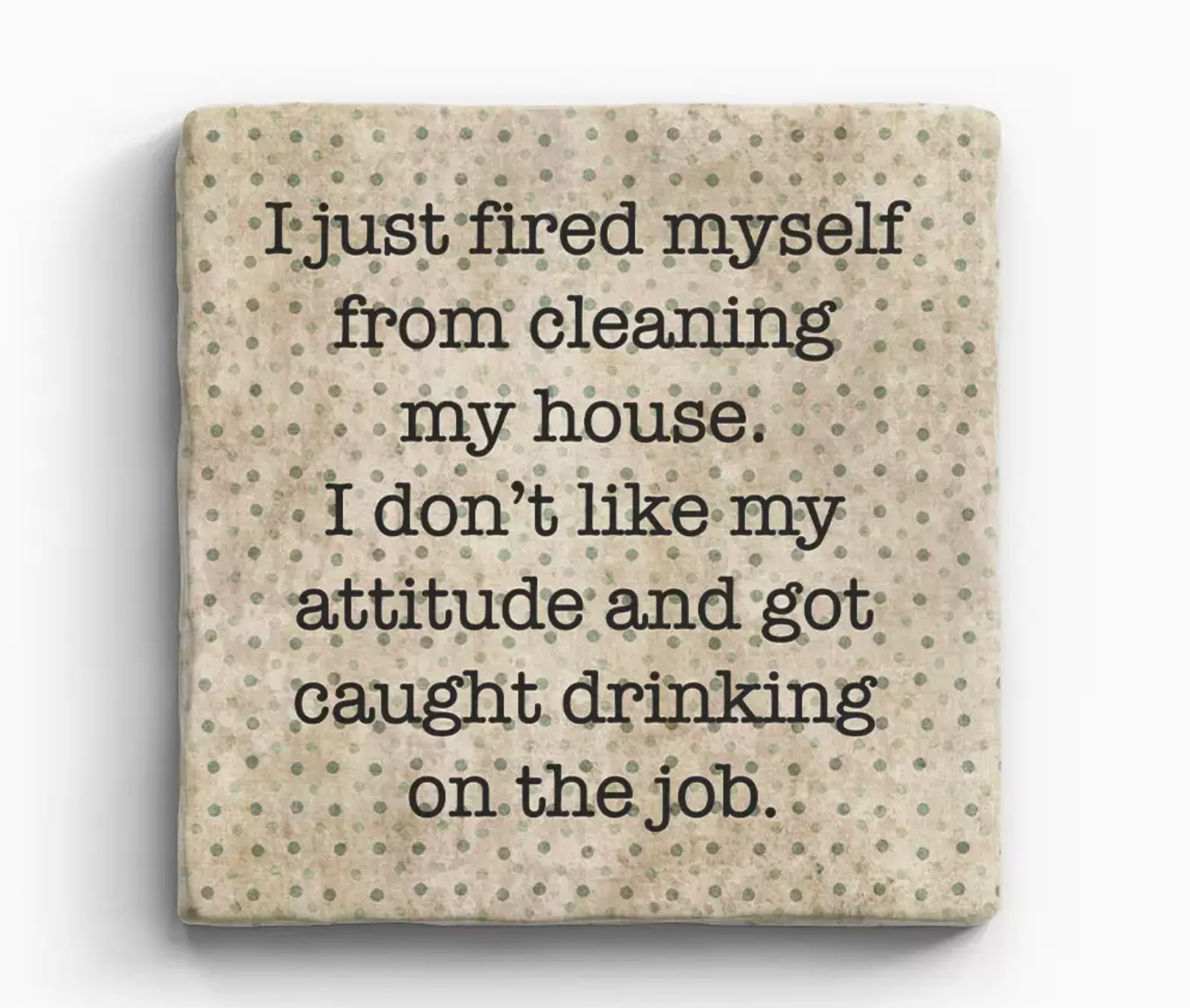 paisley-parsley-fired-myself-marble-coaster Paisley & Parsley Fired Myself - Marble Coaster