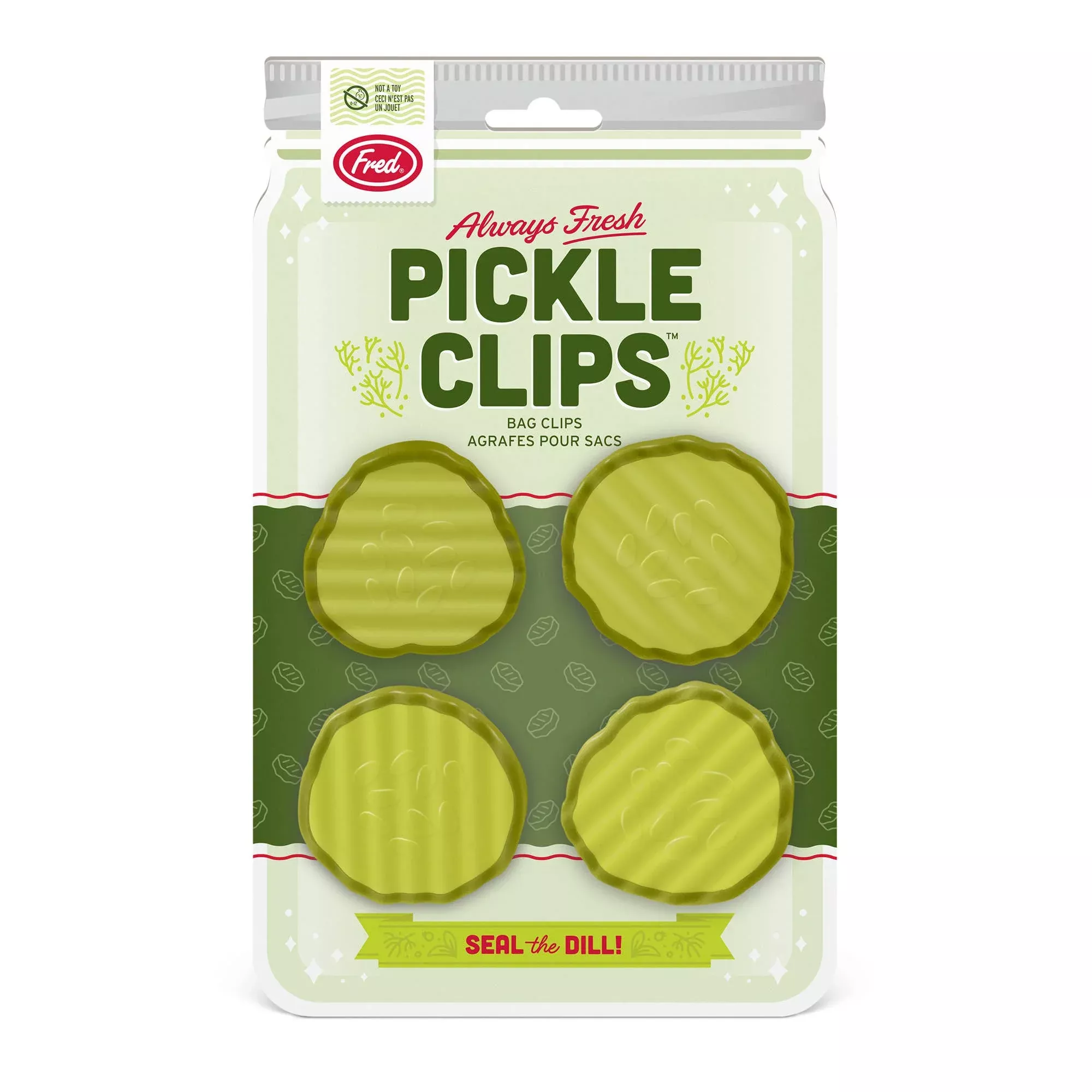 pickle-chips-bag-clips-set-4 Pickle Chips Bag Clips, Set of 4