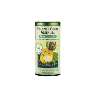 pineapple-ginger-green-tea-50-bag-tin Pineapple Ginger Green Tea, 50 Bag Tin