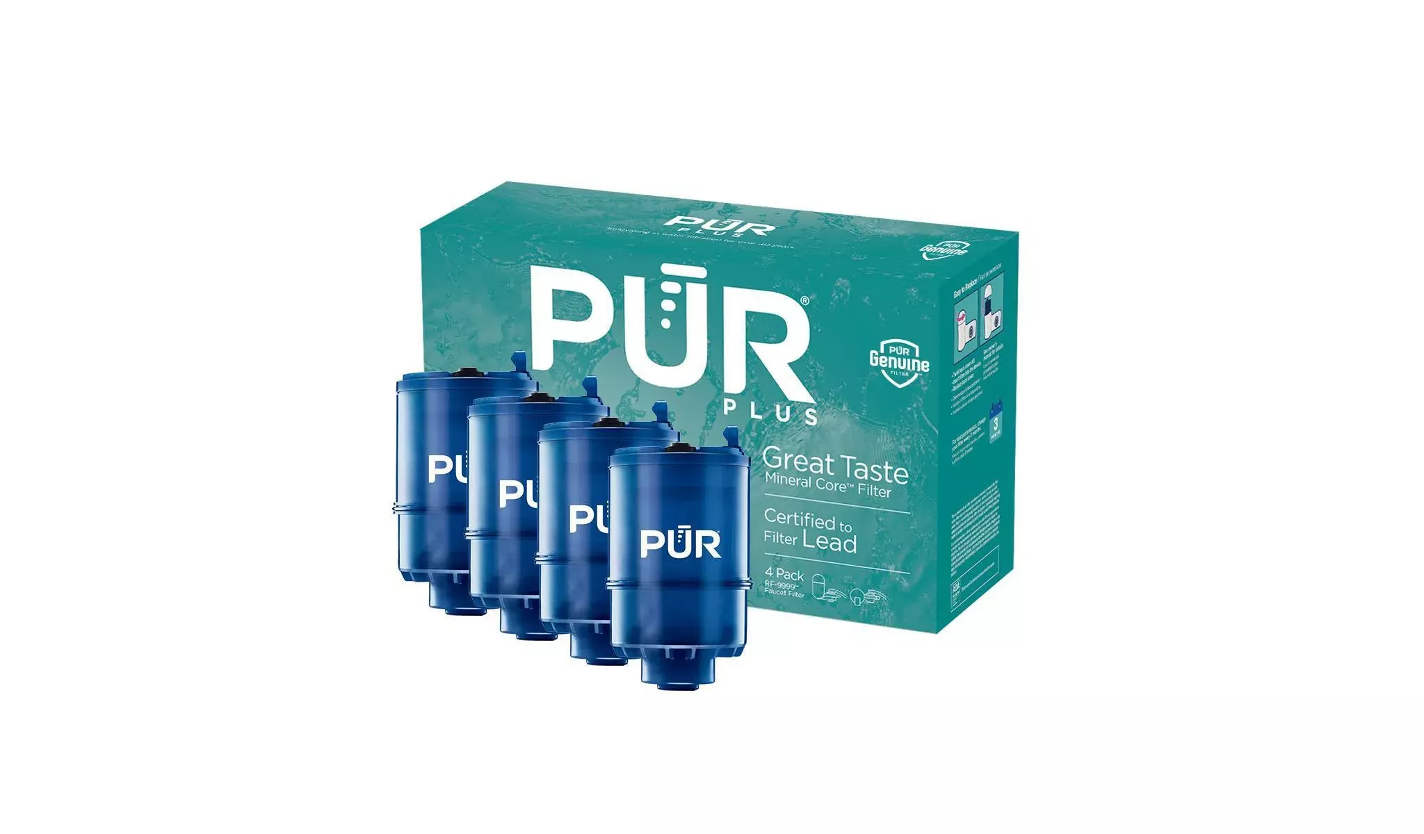 pur-4pk-pur-mineralclear-replacement-faucet-filter-rebel PUR 4pk PUR MineralClear Replacement Faucet Filter – REBEL