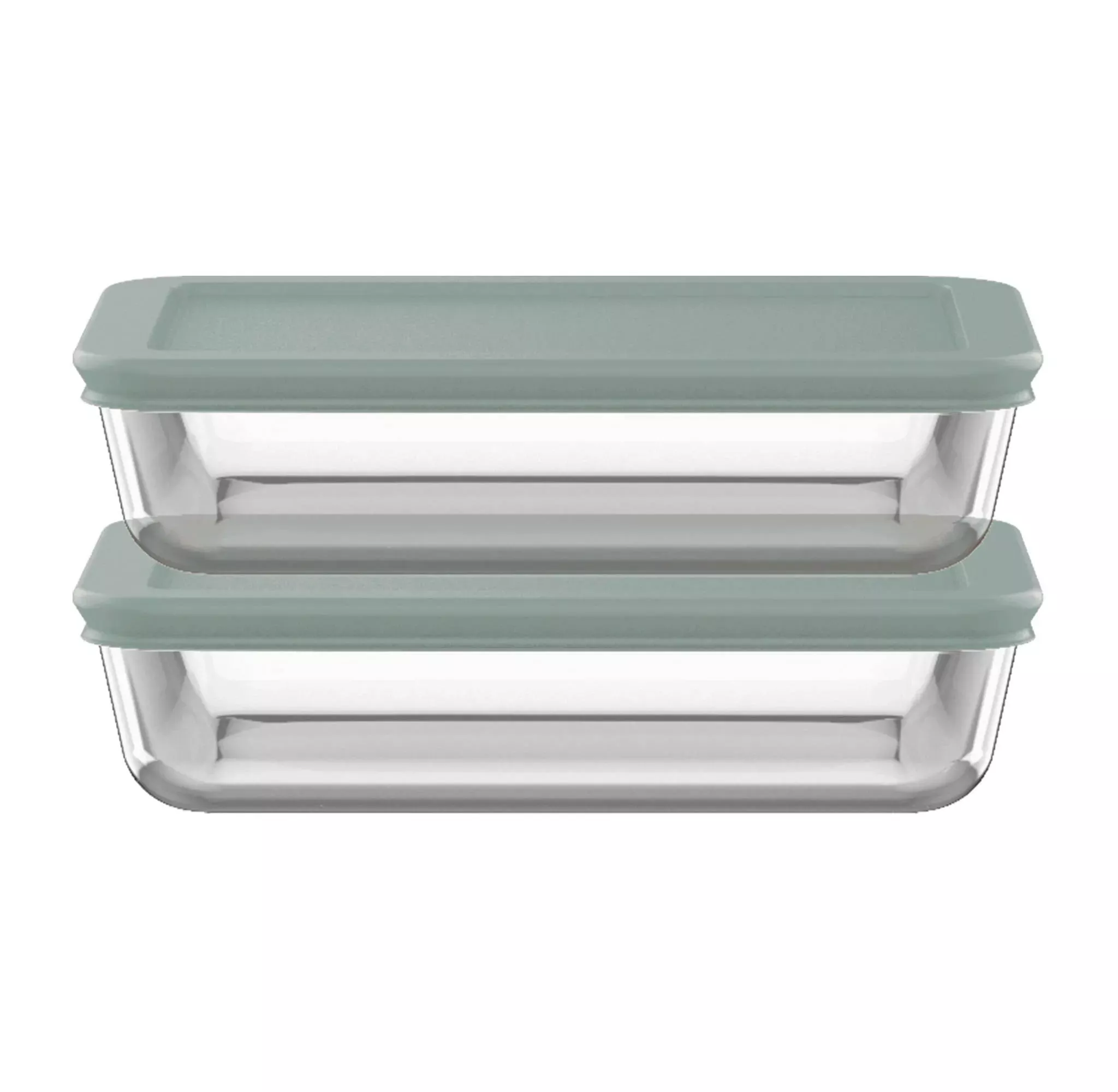 pyrex-4pc-3c-rectangular-glass-food-storage-container-set-tranquil-green-rebel Pyrex 4pc 3c Rectangular Glass Food Storage Container Set Tranquil Green – REBEL