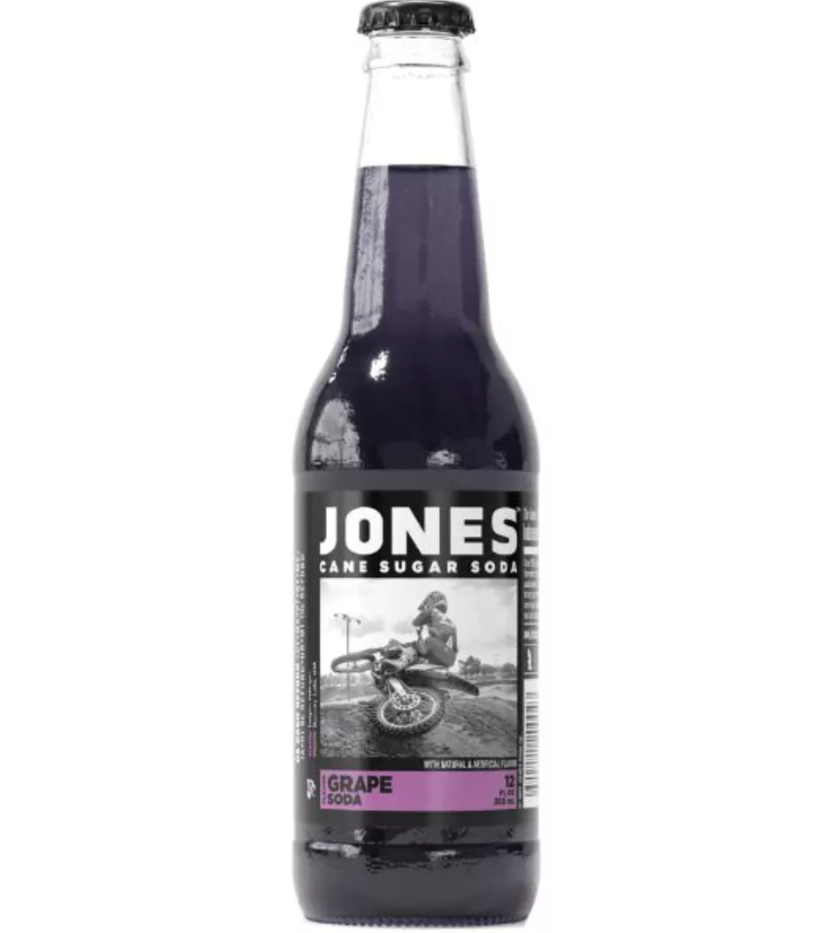 Redstone Drinks JONES SODA - GRAPE 12 OZ