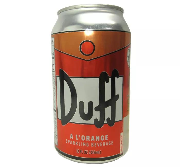 redstone-drinks-simpsons-duff-l-orange-sparkling-beverage-can Redstone Drinks Simpsons Duff a L'Orange Sparkling Beverage Can