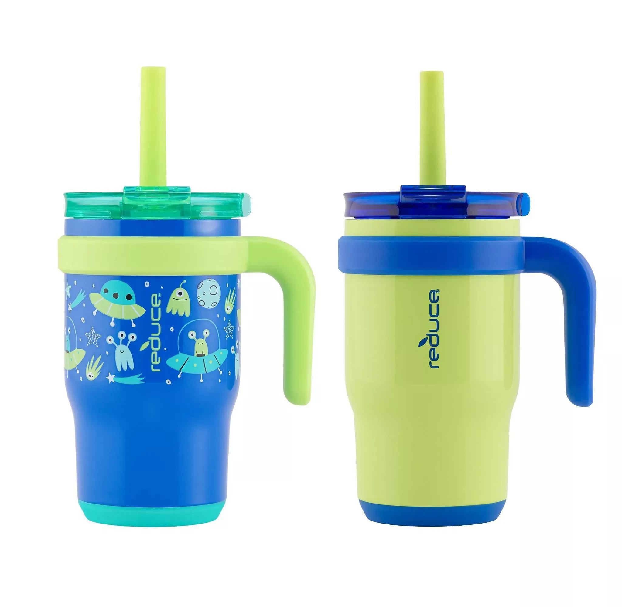 reduce-14oz-2pk-coldee-kids-mugs-with-spill-proof-straw-lime-green-rebel Reduce 14oz 2pk Coldee Kids Mugs with Spill-Proof Straw - Lime Green – REBEL