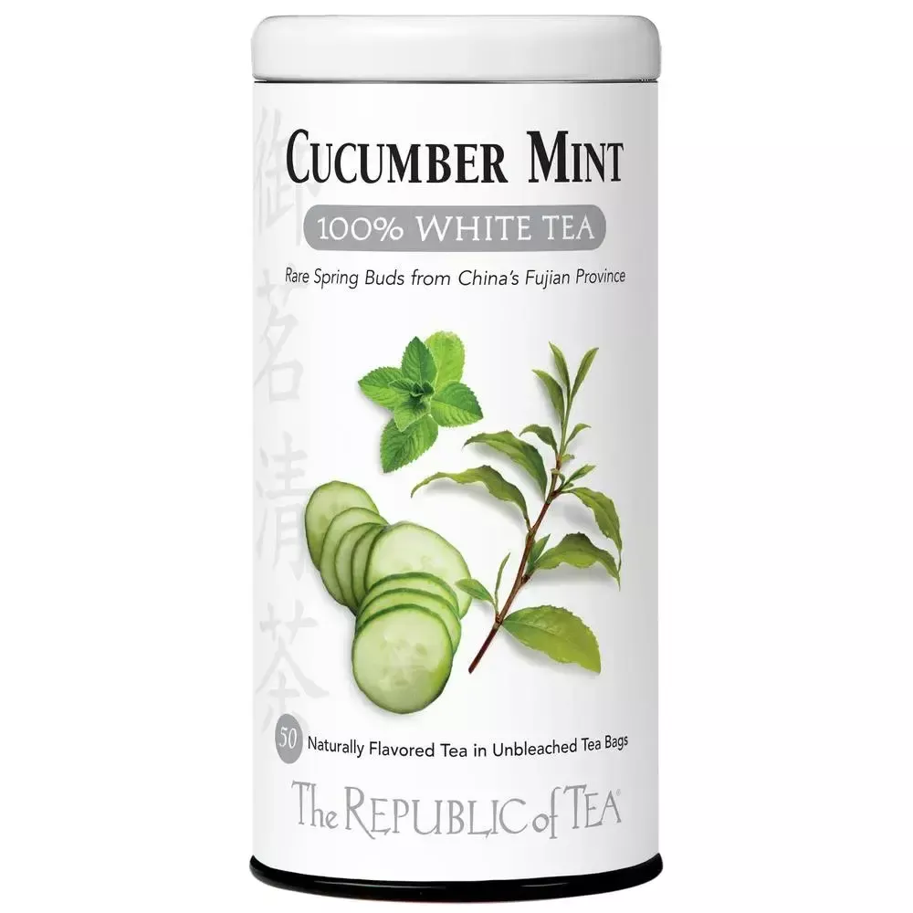 republic-tea-cucumber-mint-100-white-tea-50-tb The Republic of Tea Cucumber Mint 100% White Tea (50 TB)