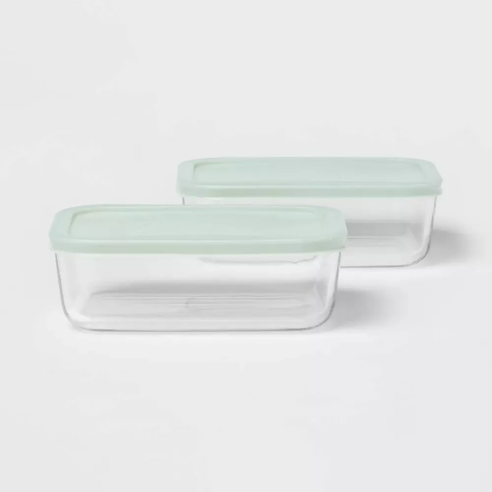 room-essentials-4-cup-2pk-rectangular-glass-food-storage-container-set-room-esse Room Essentials 4 Cup 2pk Rectangular Glass Food Storage Container Set - Room Essentials – REBEL