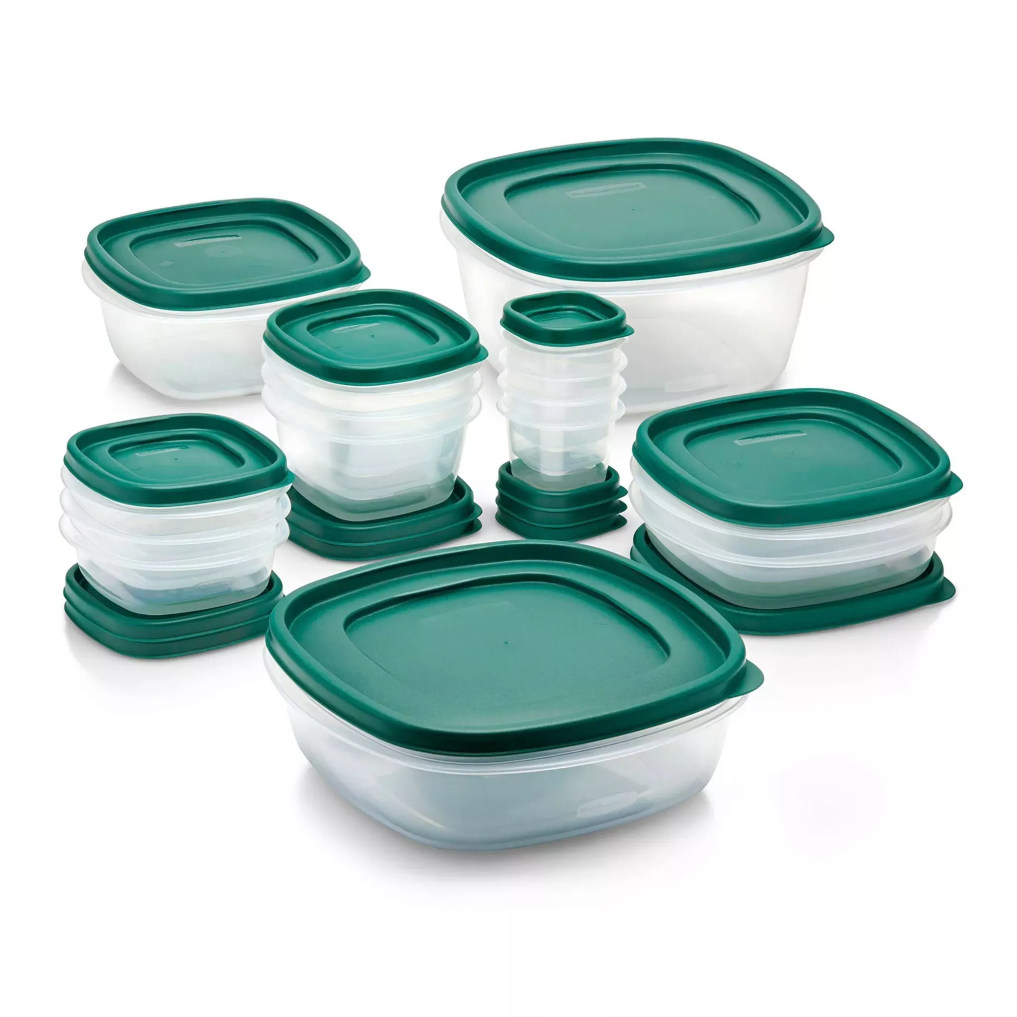 rubbermaid-30pc-food-storage-container-set-with-easy-find-lids-forest-green-rebe Rubbermaid 30pc Food Storage Container Set with Easy Find Lids- Forest Green – REBEL