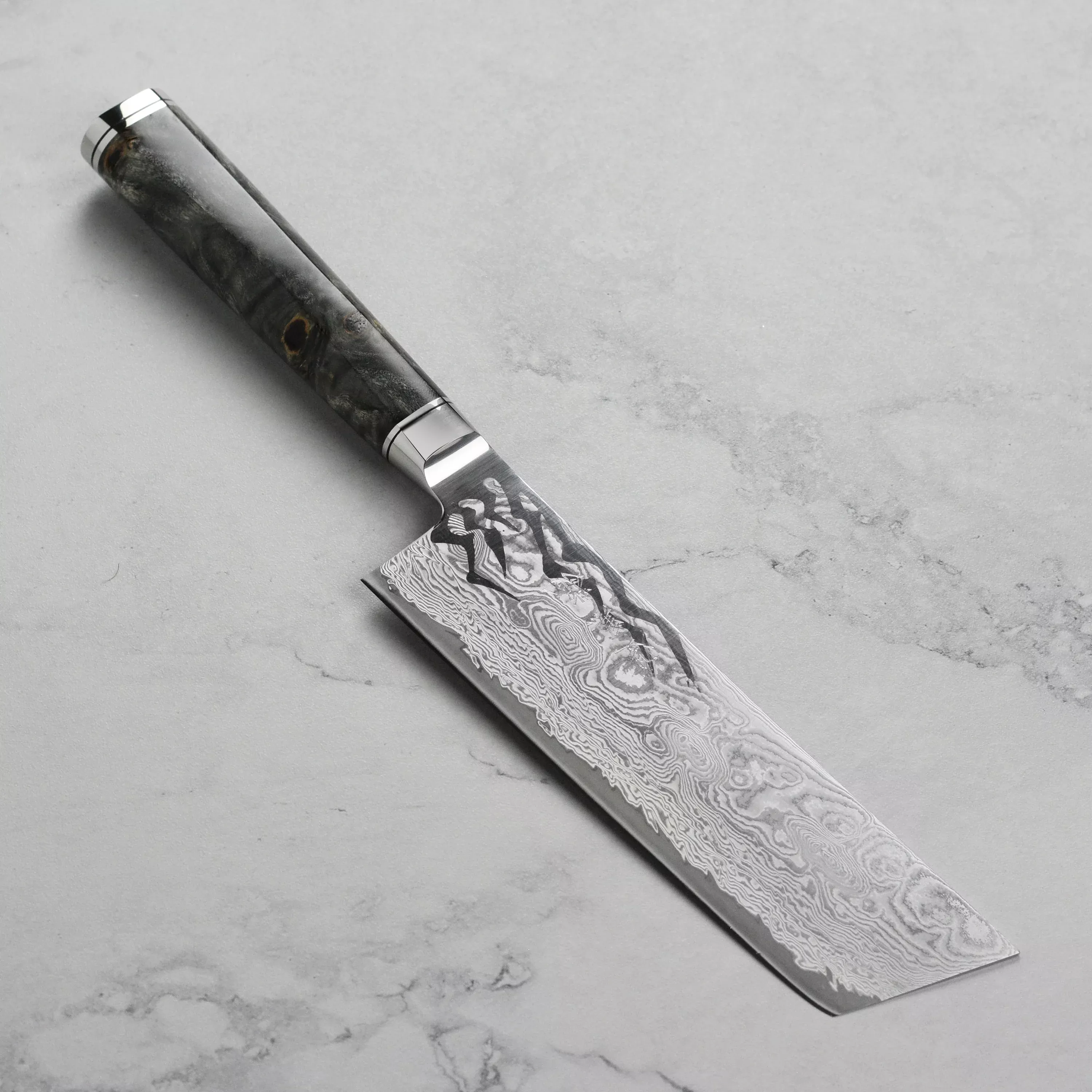 ryusen-oukokuryu-mt-sg2-damascus-nakiri-6-1-japanese-knife Ryusen Oukokuryu MT SG2 Damascus Nakiri, 6.1" Japanese Knife