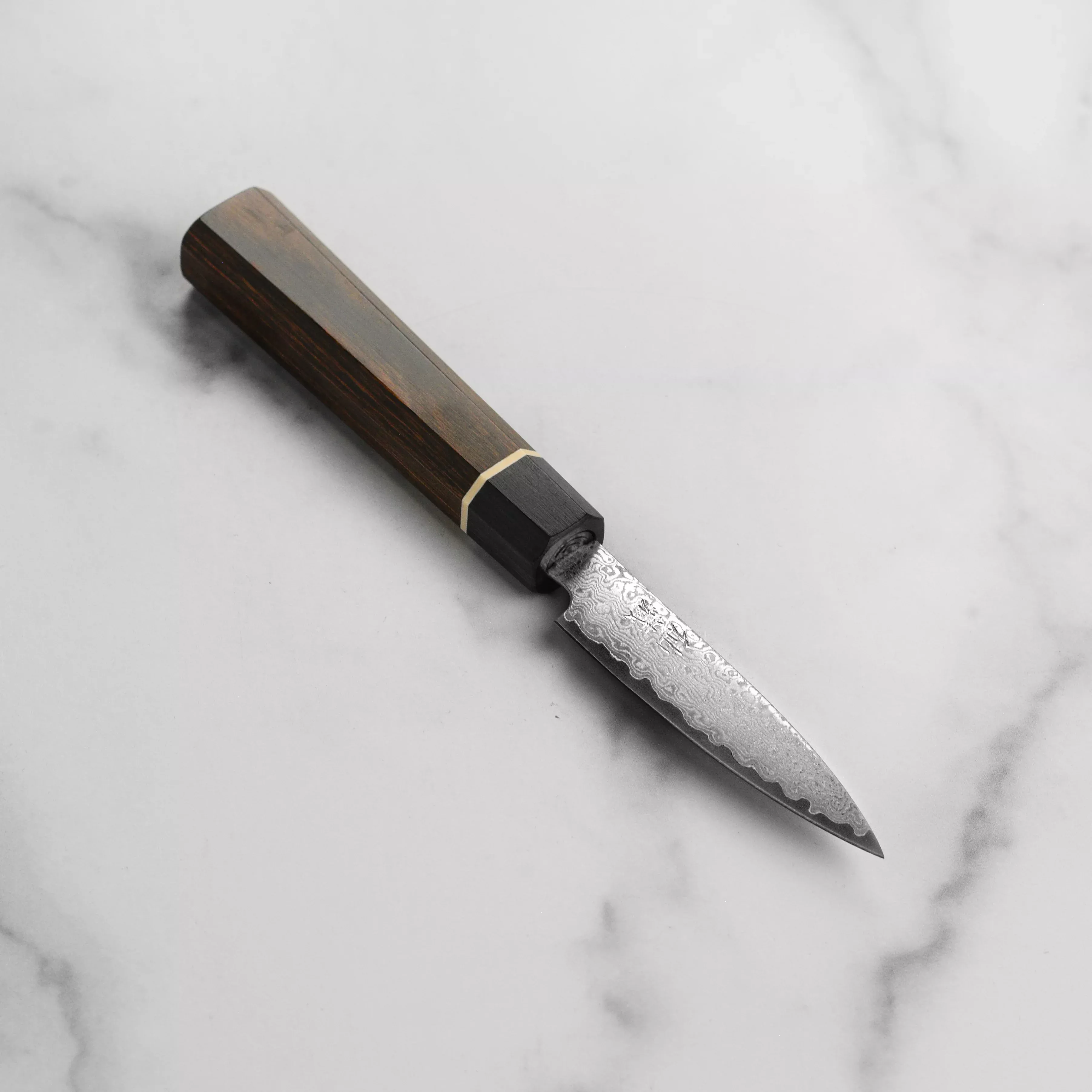 senzo-black-damascus-paring-knife-3-1 Senzo Black Damascus Paring Knife - 3.1"