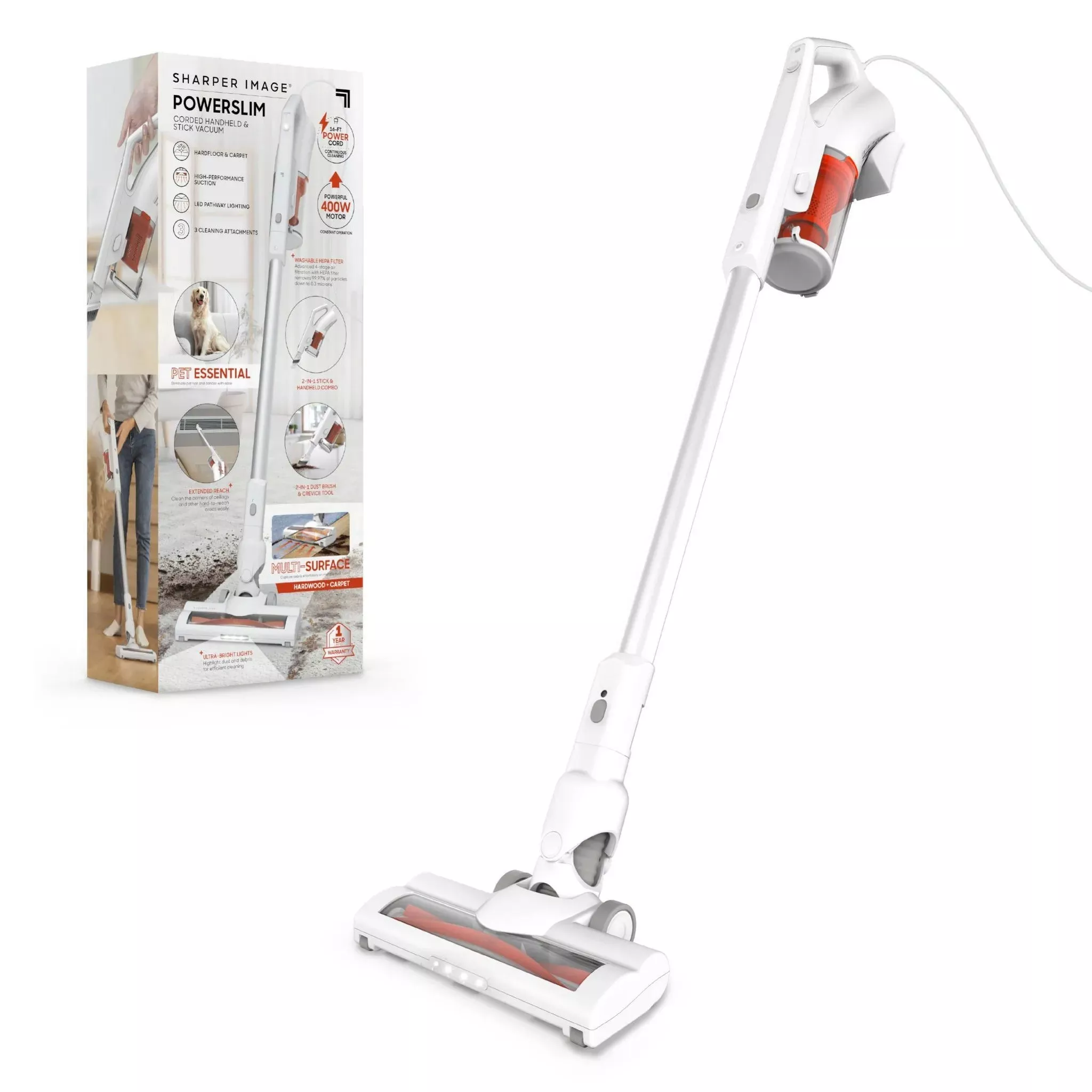 sharper-image-powerslim-corded-handheld-stick-vacuum-white-rebel Sharper Image Powerslim Corded Handheld and Stick Vacuum White – REBEL