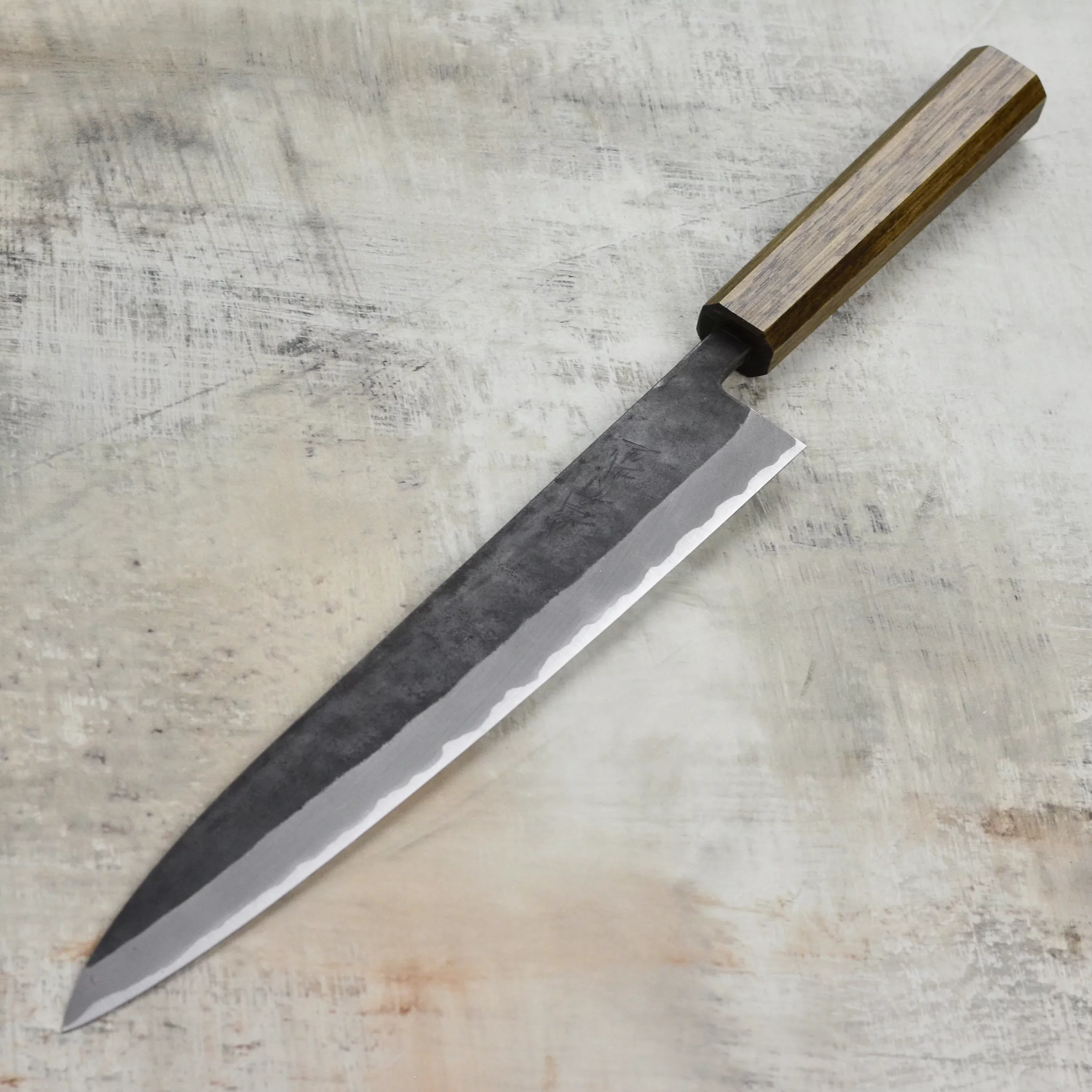 shiro-kamo-sujihiki-japanese-slicing-knife-aogami-super-carbon-steel-270mm-10-6 Shiro Kamo Sujihiki Japanese Slicing Knife, Aogami Super Carbon Steel, 270mm (10.6")
