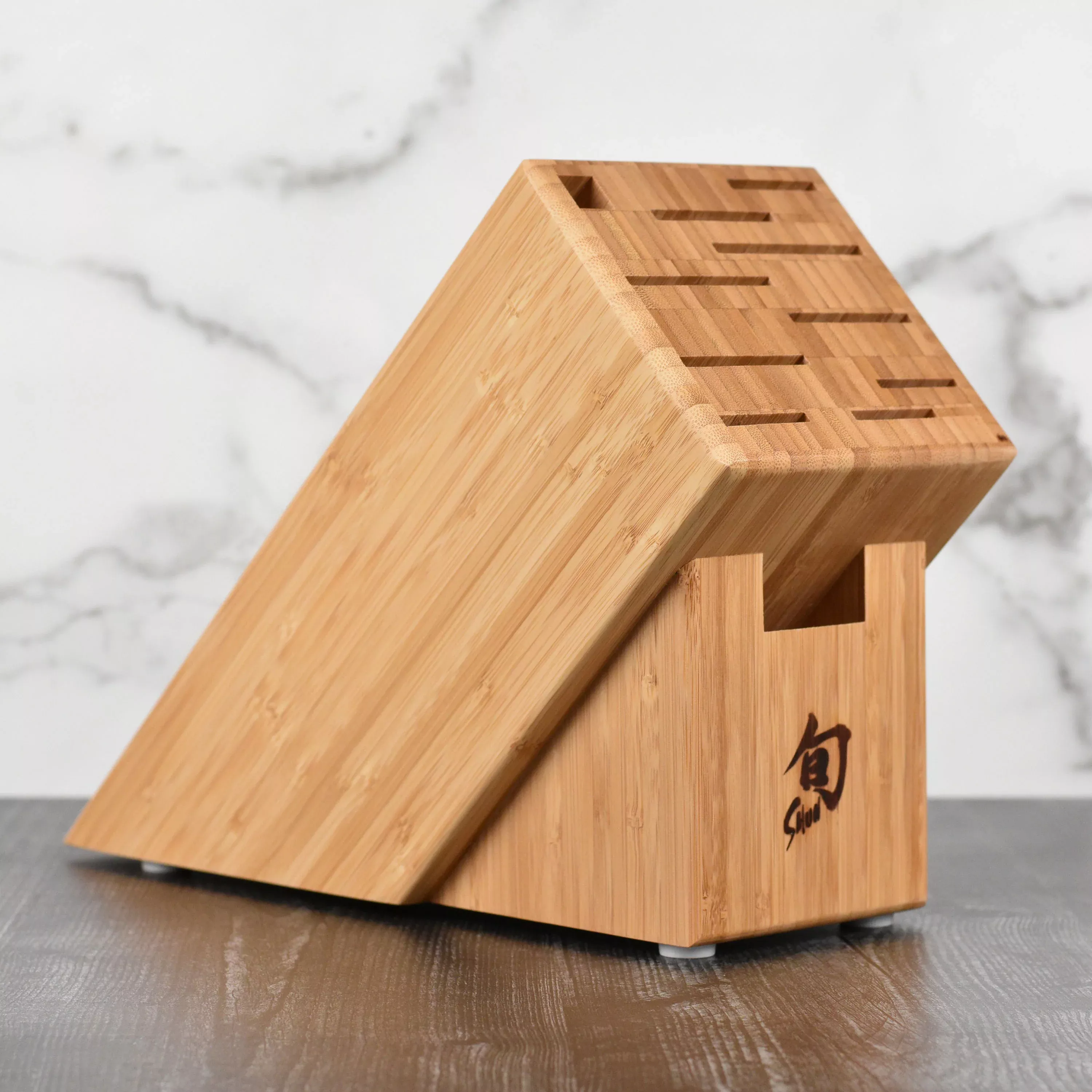 shun-bamboo-knife-block-11-slot Shun Bamboo Knife Block - 11 Slot