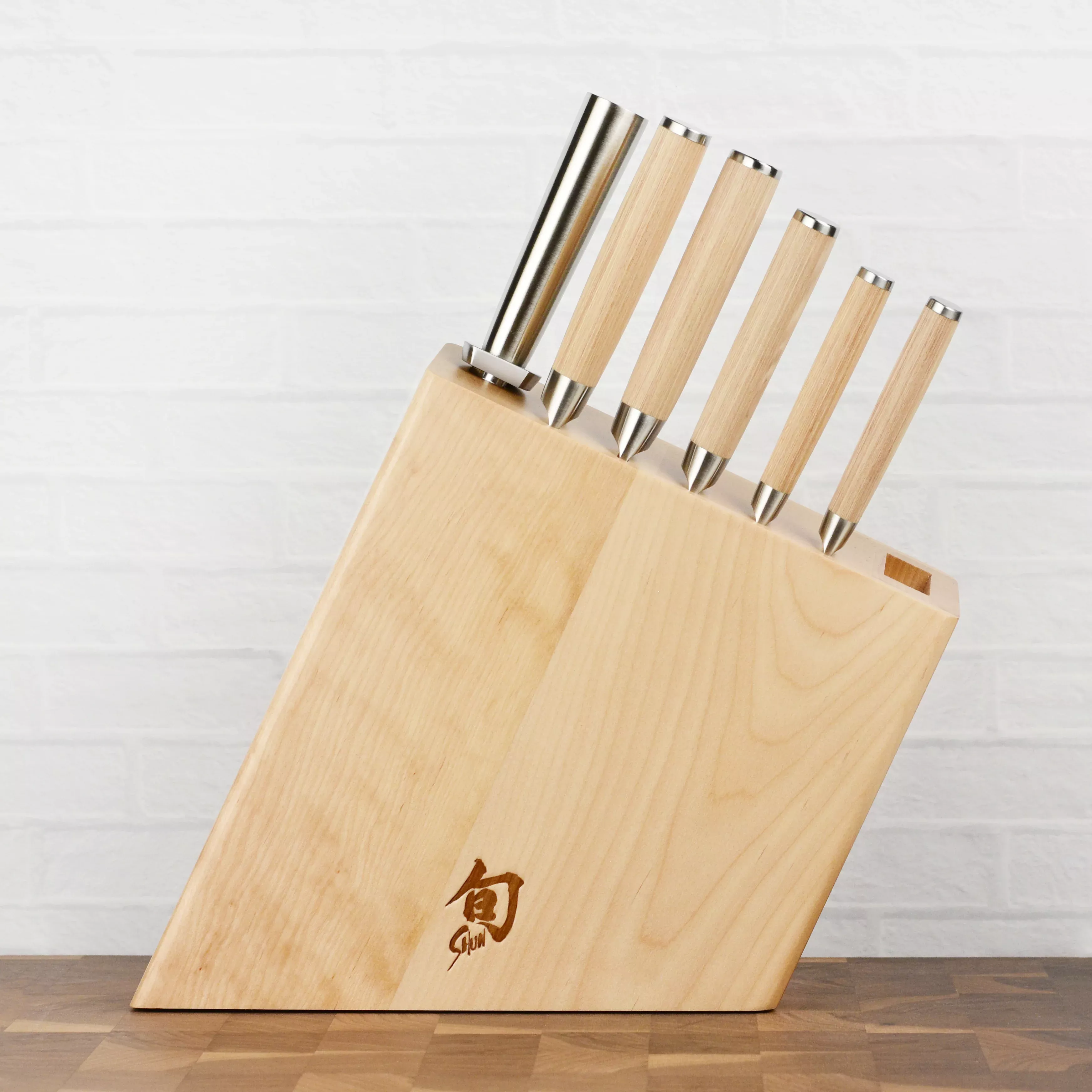 shun-classic-blonde-knife-block-set-7-piece Shun Classic Blonde Knife Block Set - 7 Piece