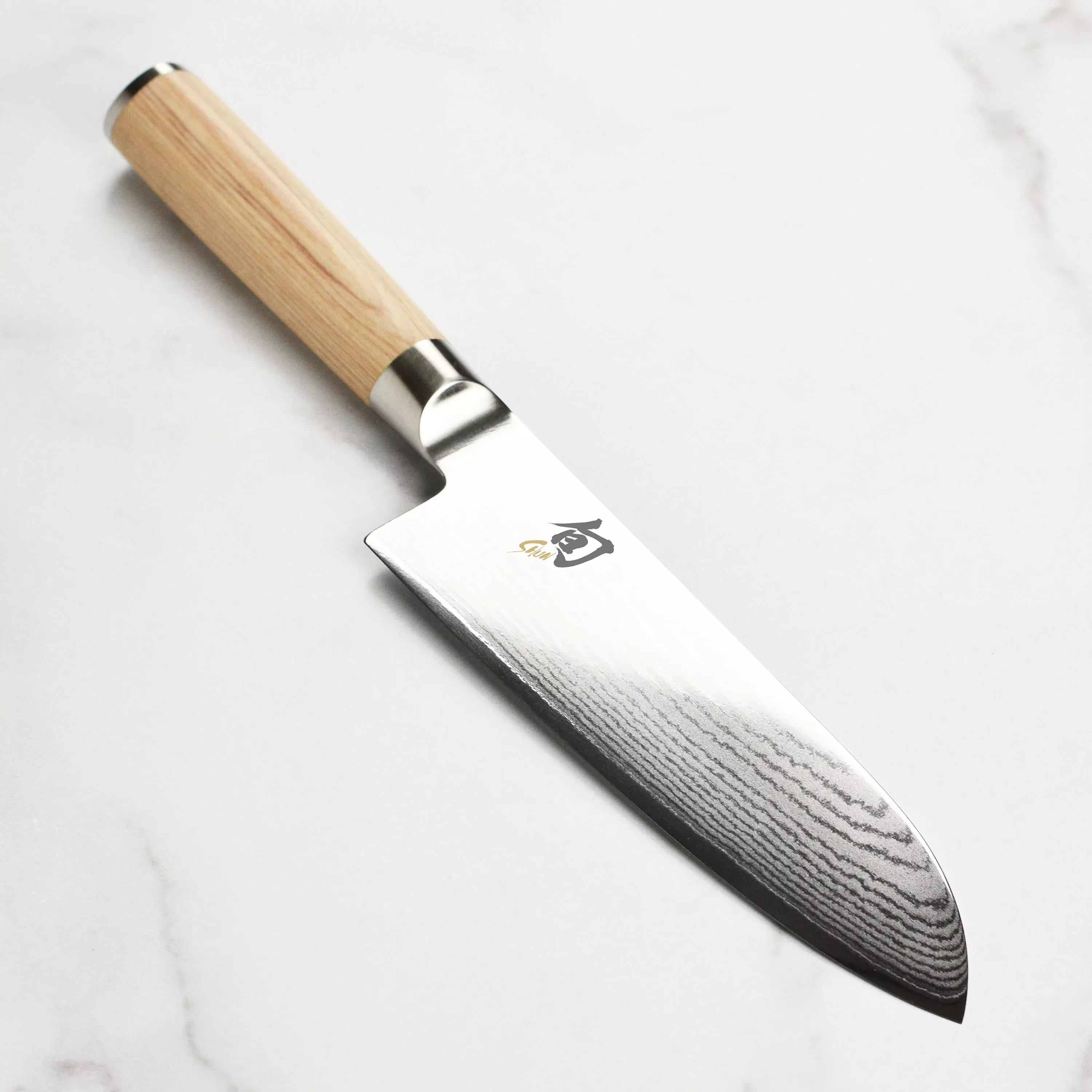 shun-classic-blonde-santoku-knife-7 Shun Classic Blonde Santoku Knife - 7"