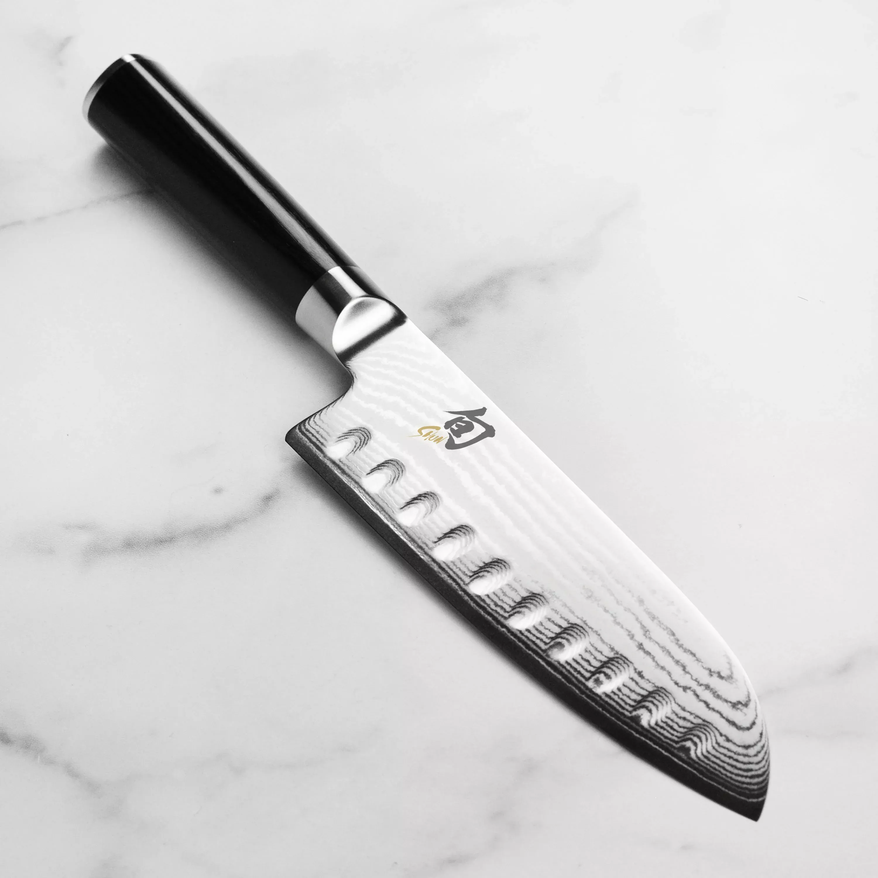 shun-classic-hollow-edge-santoku-knife-7 Shun Classic Hollow Edge Santoku Knife - 7"