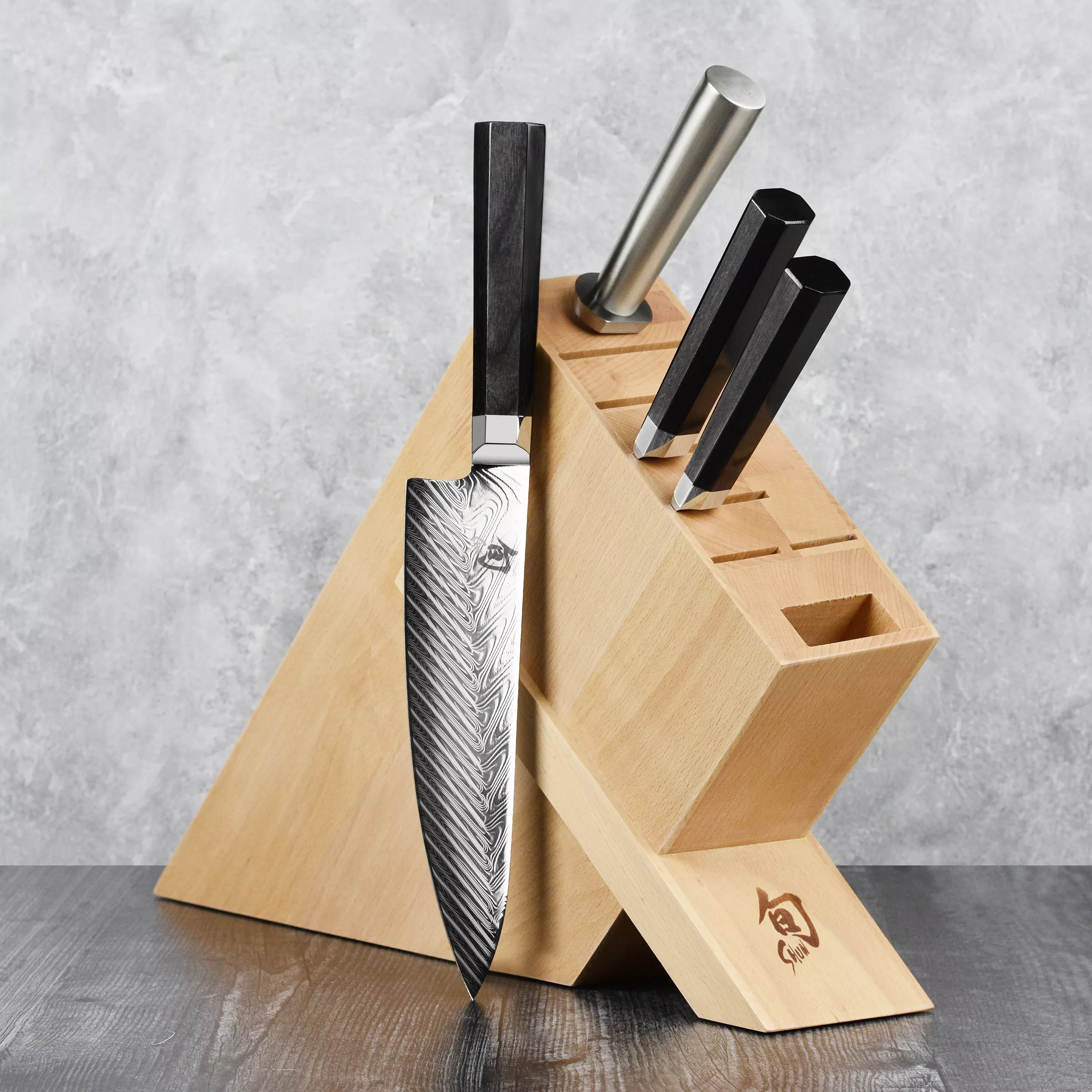 shun-dual-core-knife-block-set-5-piece Shun Dual Core Knife Block Set - 5 Piece