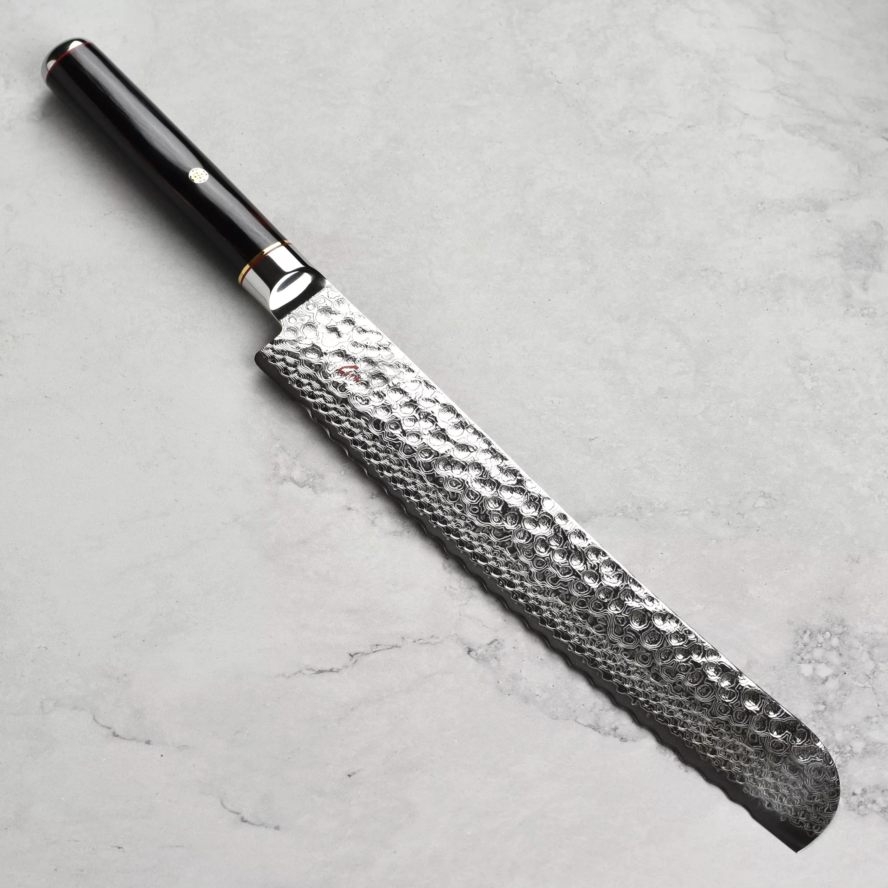 shun-hiro-bread-knife-9-blade-sg2-japanese-stainless-steel Shun Hiro Bread Knife - 9" Blade, SG2 Japanese Stainless Steel