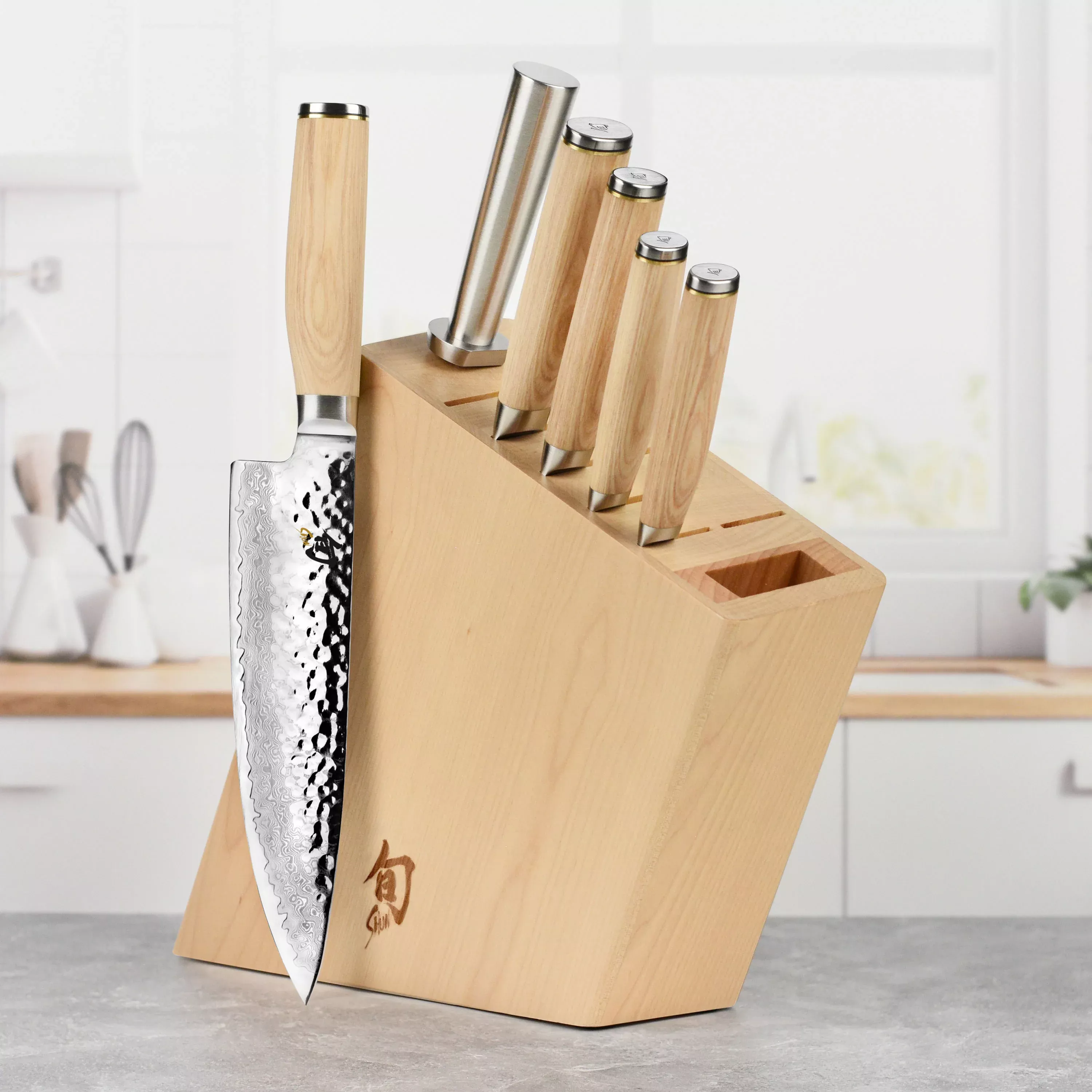 shun-premier-blonde-knife-block-set-7-piece Shun Premier Blonde Knife Block Set - 7 Piece