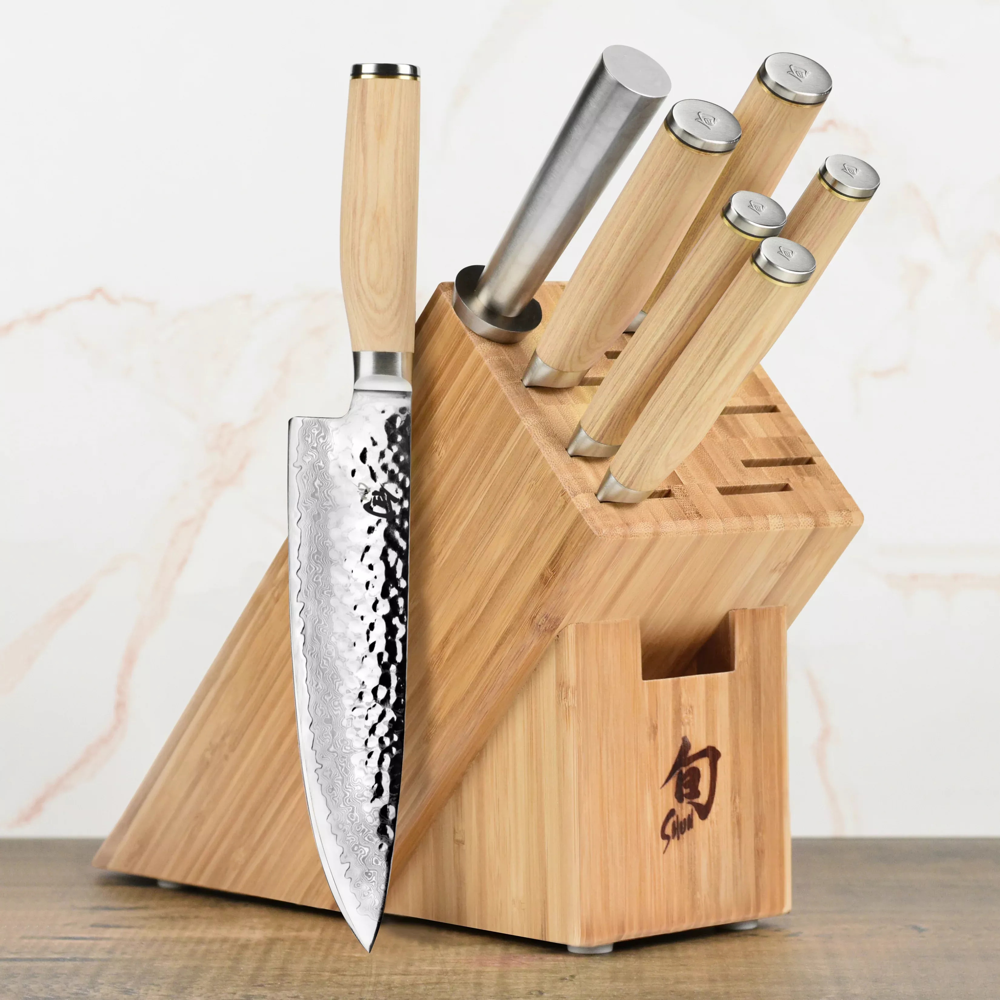 shun-premier-blonde-knife-block-set-8-piece Shun Premier Blonde Knife Block Set - 8 Piece