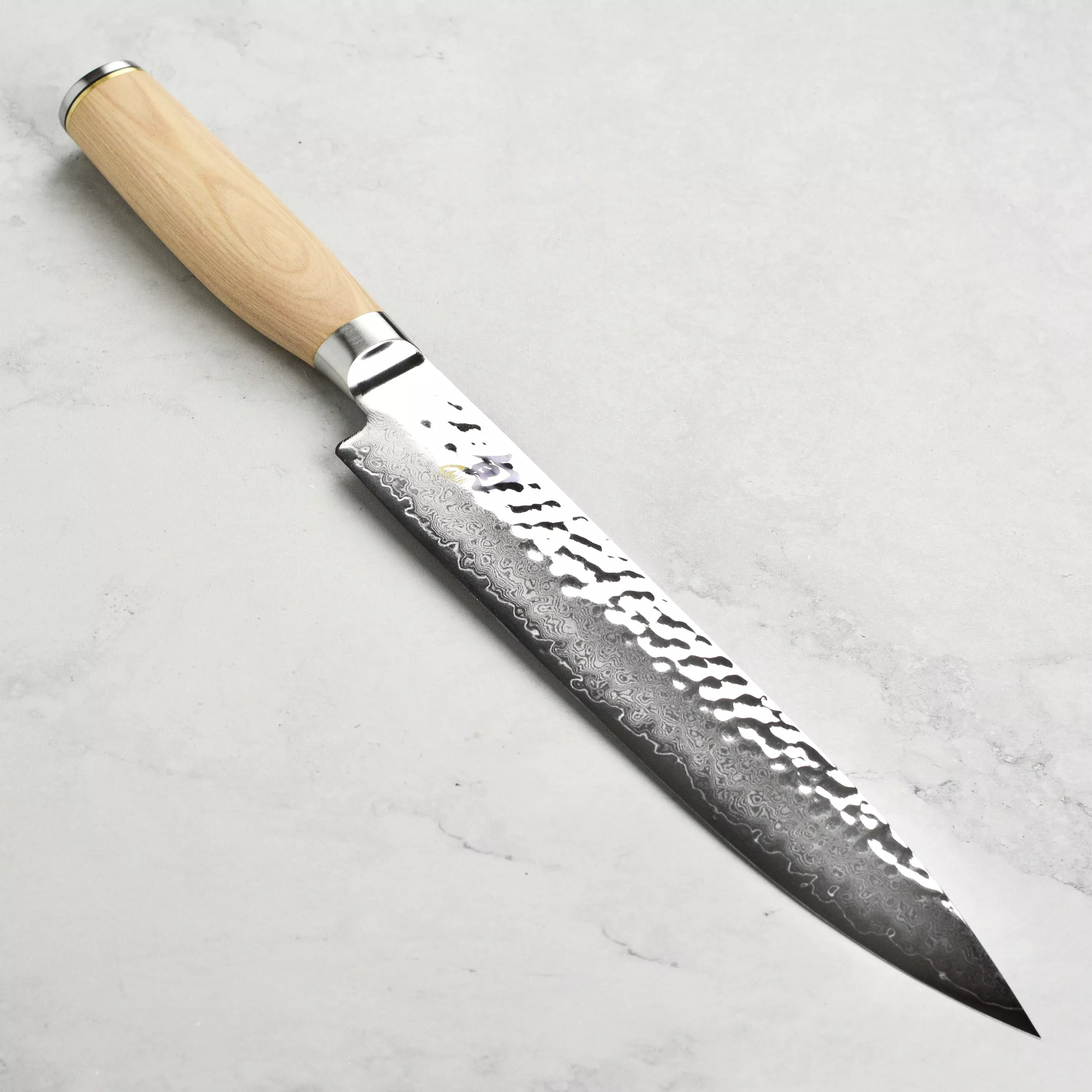 shun-premier-blonde-slicing-knife-9-5 Shun Premier Blonde Slicing Knife - 9.5"