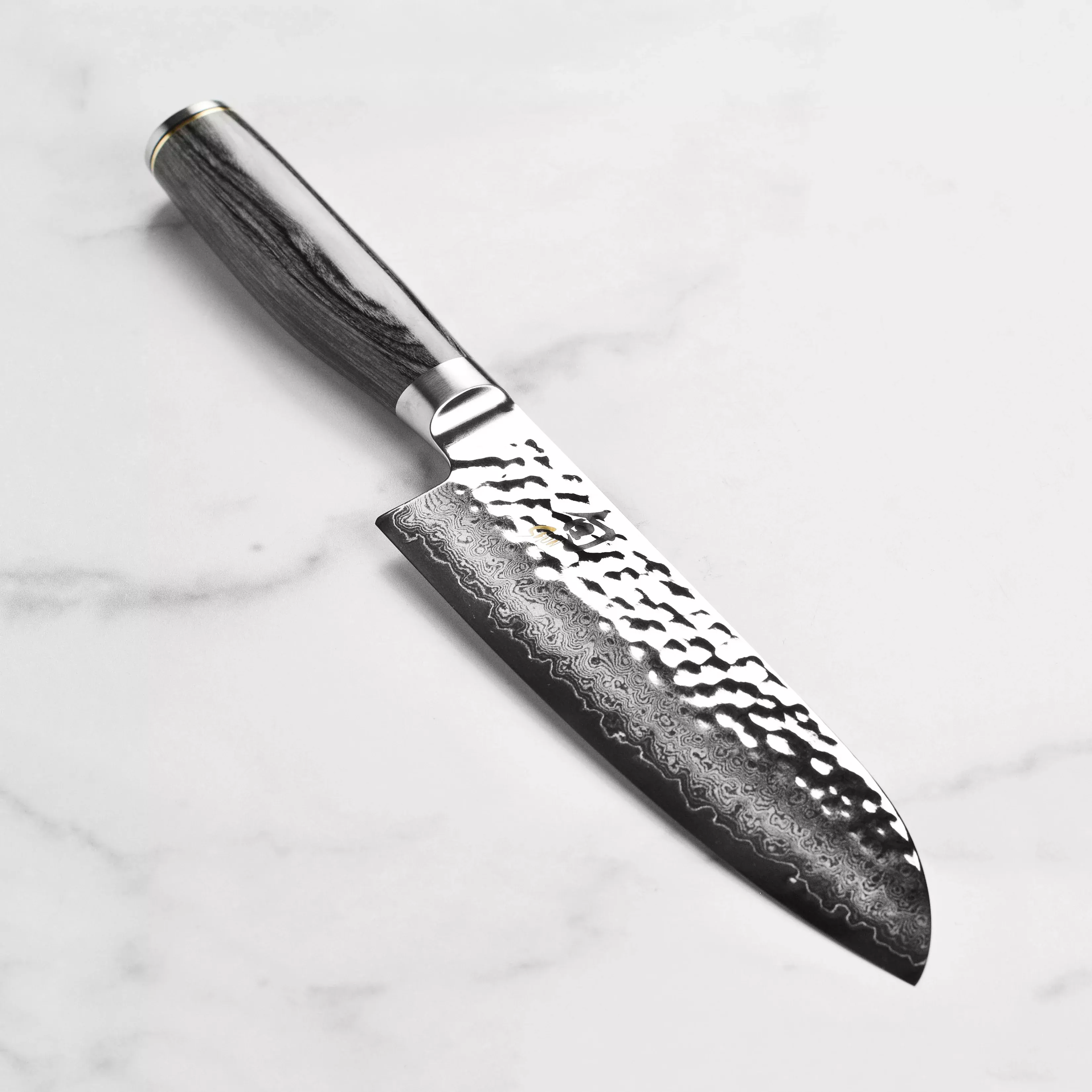 shun-premier-grey-santoku-knife-7 Shun Premier Grey Santoku Knife - 7"