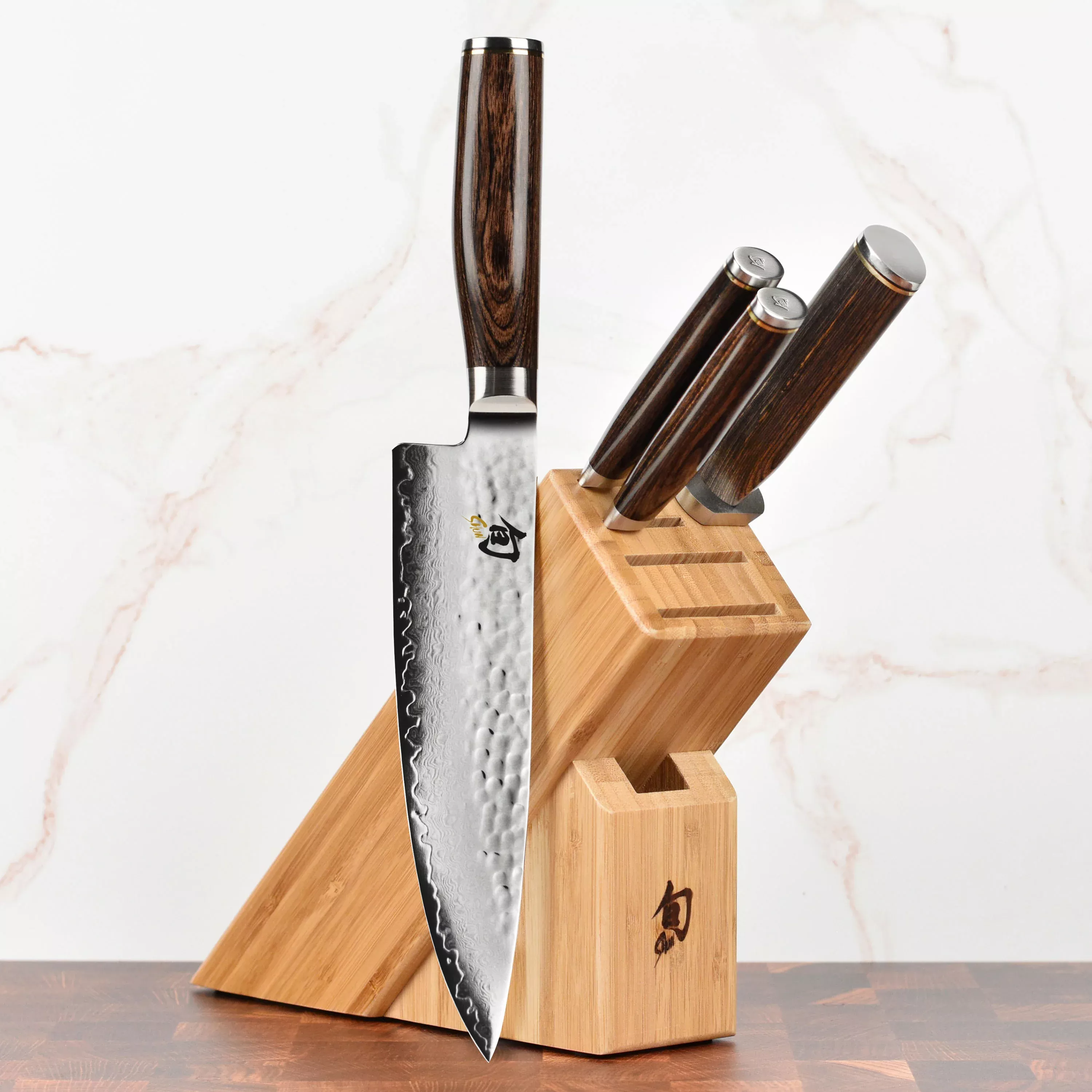 shun-premier-slimline-knife-block-set-5-piece Shun Premier Slimline Knife Block Set - 5 Piece