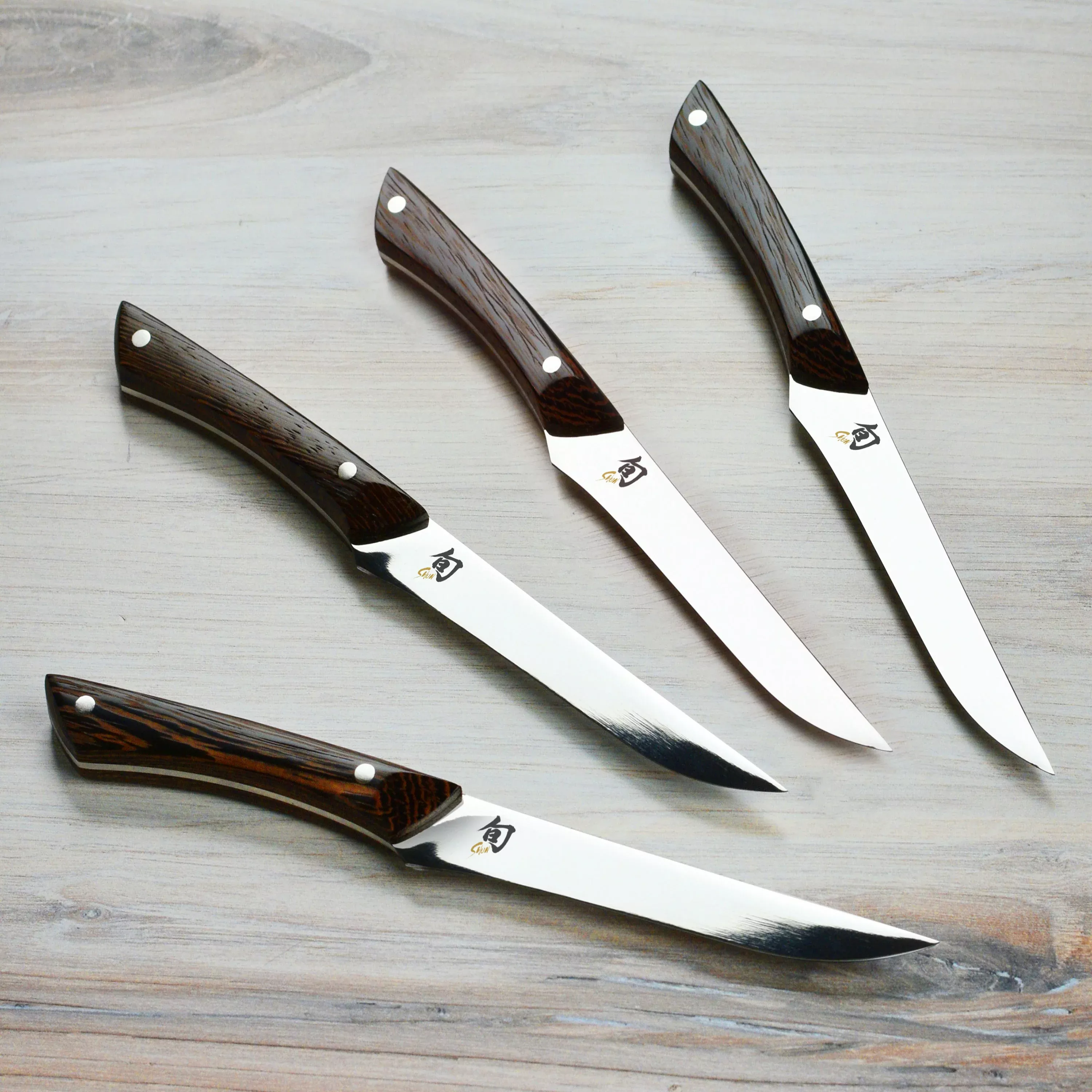 shun-shima-steak-knife-set-natural-tagayasan-4-piece Shun Shima Steak Knife Set - Natural Tagayasan - 4 Piece