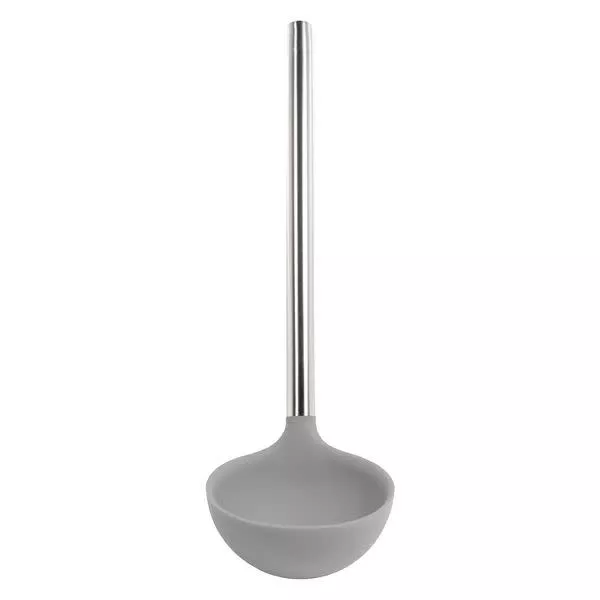 silicone-ladle-oyster-gray Silicone Ladle, Oyster Gray