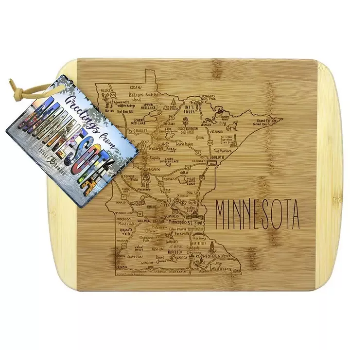 slice-life-minnesota-cutting-board A Slice Of Life Minnesota Cutting Board