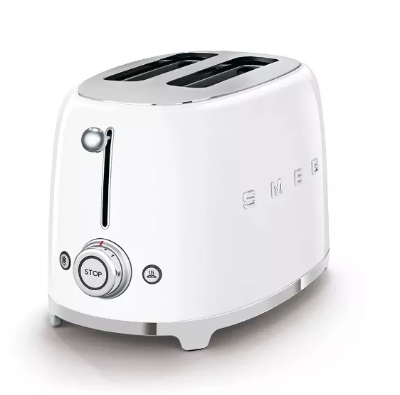 Smeg 2 Slice Toaster - White