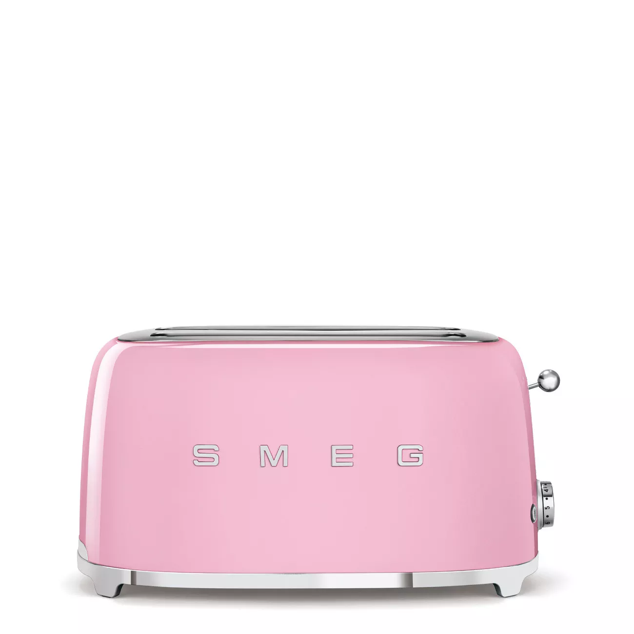 Smeg 4 Slice Toaster, Pink