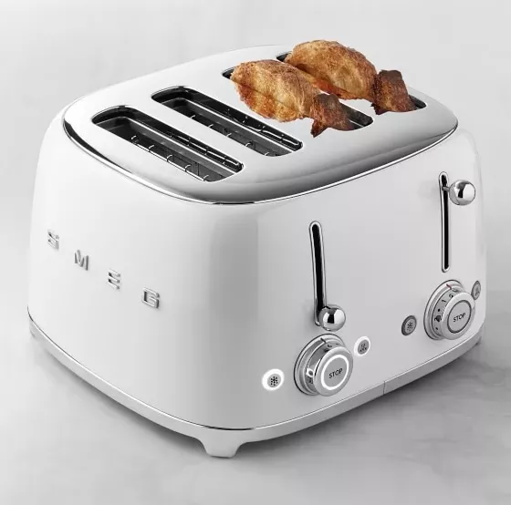 Smeg 4x4 Toaster - White