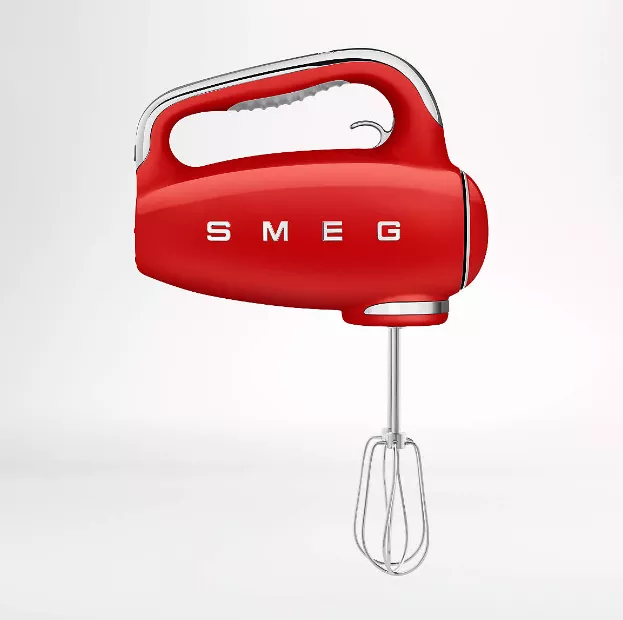 smeg-hand-mixer-red Smeg Hand Mixer, Red