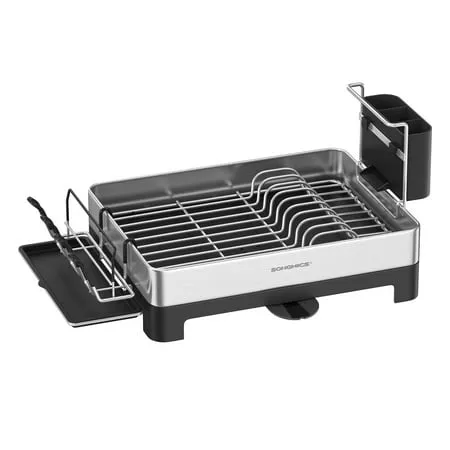 songmics-dish-drying-rack-silver-rebel Songmics Dish Drying Rack - Silver – REBEL