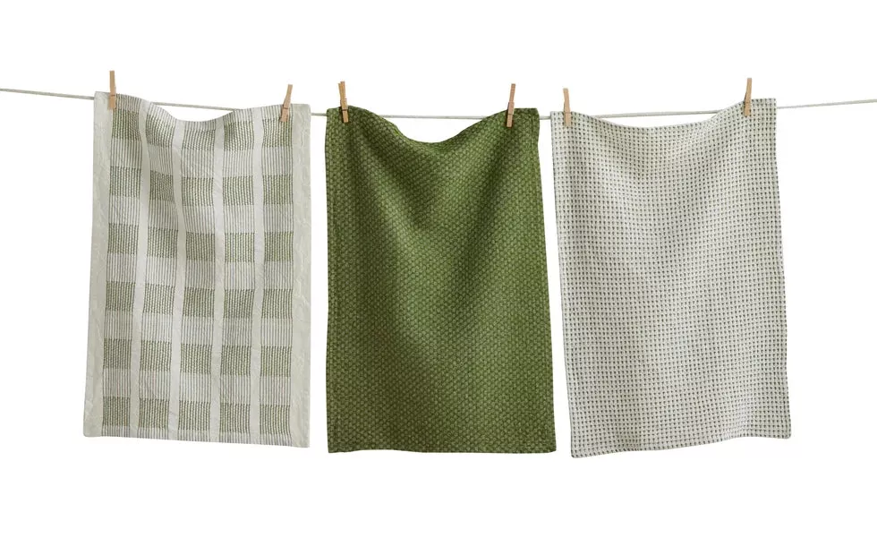 sonoma-dishtowel-set-3-green Sonoma Dishtowel Set Of 3 Green