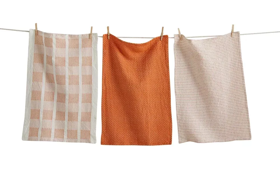 sonoma-dishtowel-set-3-orange Sonoma Dishtowel Set Of 3 Orange