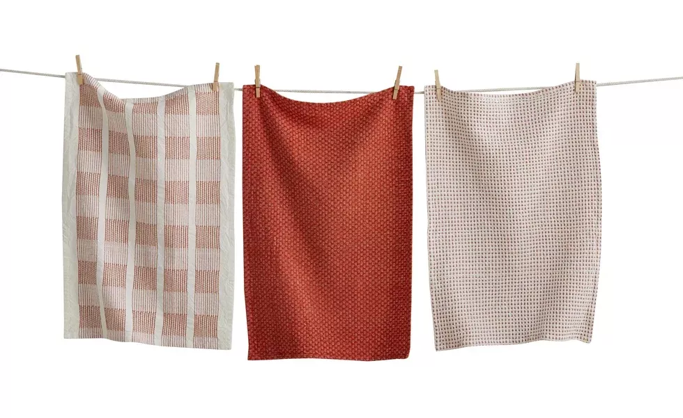 sonoma-dishtowel-set-3-red Sonoma Dishtowel Set Of 3 Red
