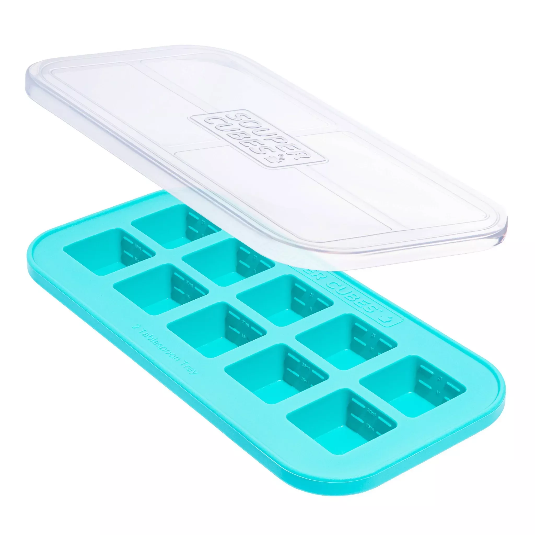 souper-cubes-10oz-food-freezing-tray-with-lid-aqua-blue-rebel Souper Cubes 10oz Food Freezing Tray with Lid- Aqua Blue – REBEL