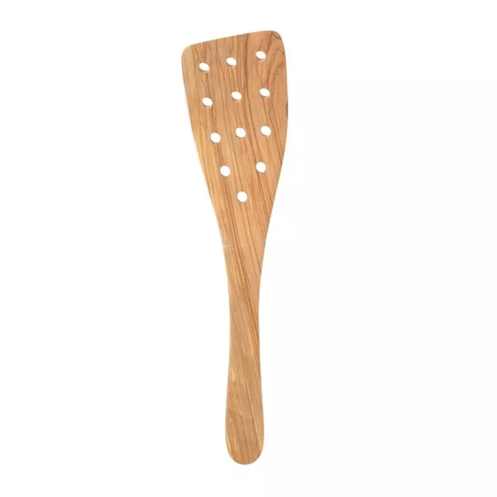 spatula-olivewood-pierced-12 Spatula, Olivewood Pierced 12"