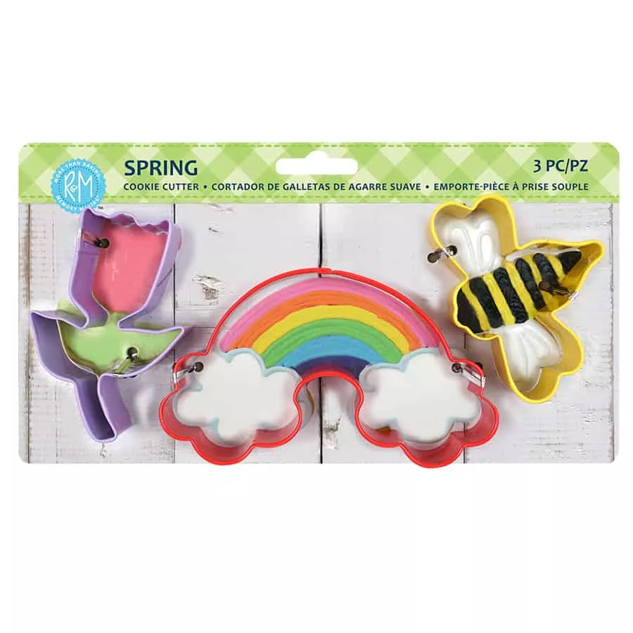 spring-3-pc-color-cookie-cutter-carded-set Spring 3 Pc Color Cookie Cutter Carded Set