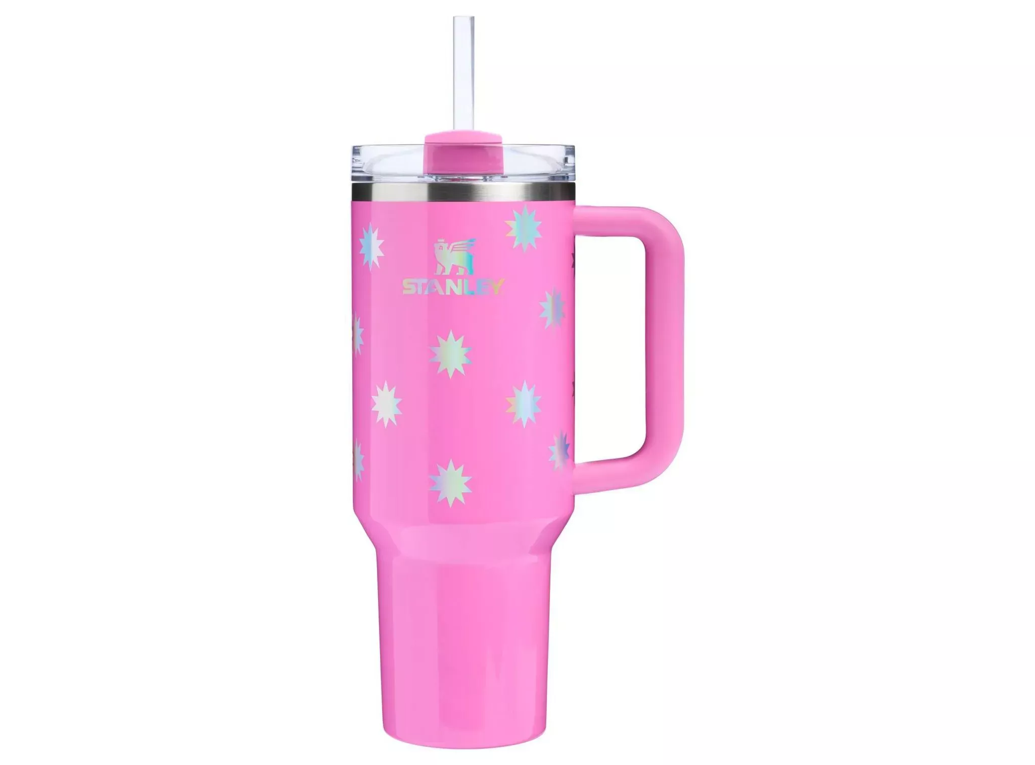 stanley-40-oz-stainless-steel-quencher-tumbler-popsicle-pink-starburst-rebel Stanley 40 oz Stainless Steel Quencher Tumbler - Popsicle Pink Starburst – REBEL