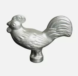 Staub Animal Stainless Steel Knob - Rooster