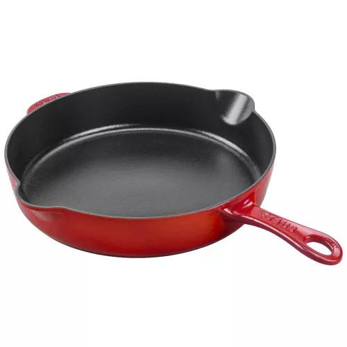 Staub Cast Iron Traditional Deep Skillet in Cherry