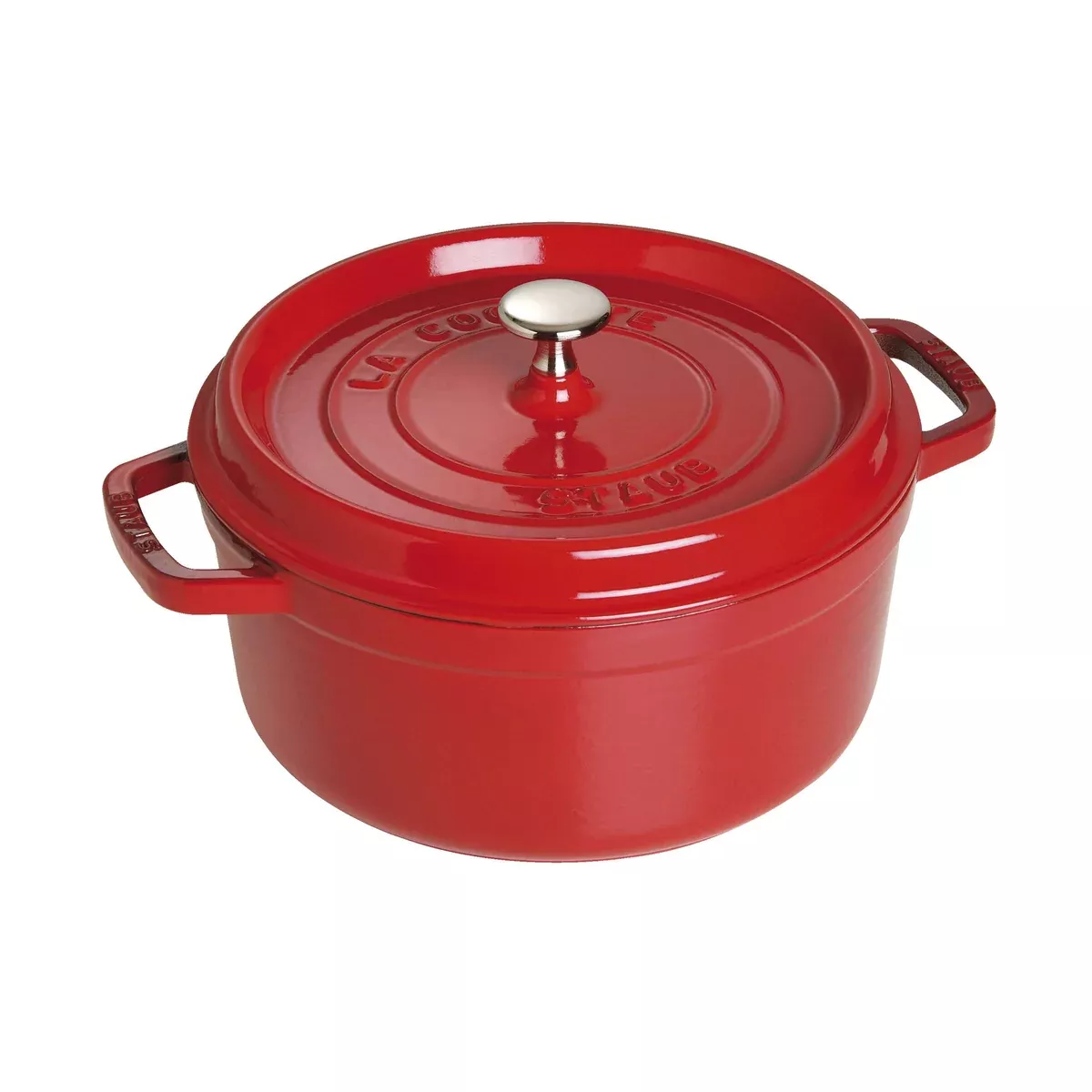 staub-la-cocotte-round-cast-iron5-2l-cherry STAUB La Cocotte Round Cast Iron5.2L - Cherry