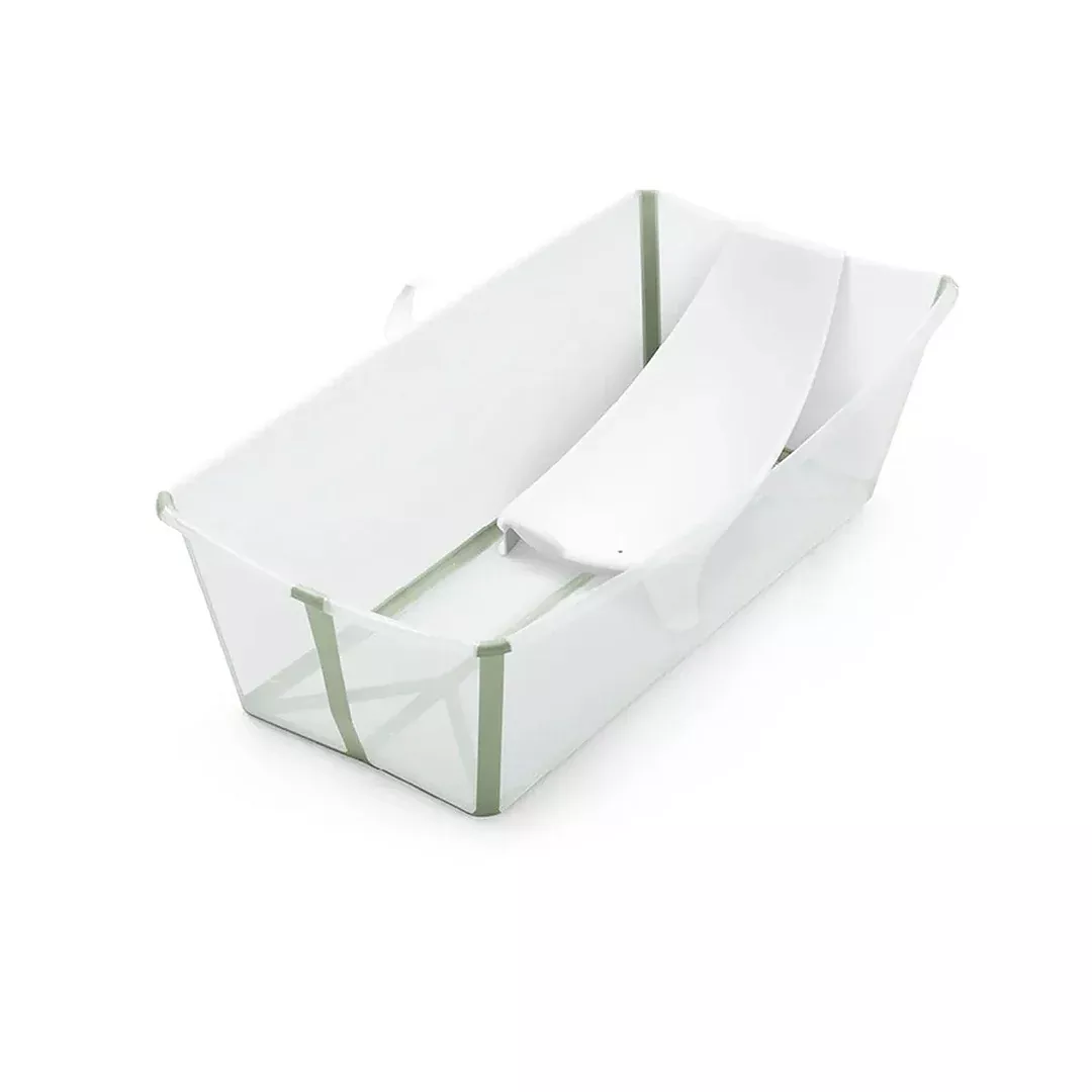 stokke-flexi-bath-x-large-bundle-transparent-green-rebel Stokke Flexi Bath X-Large Bundle - Transparent Green – REBEL