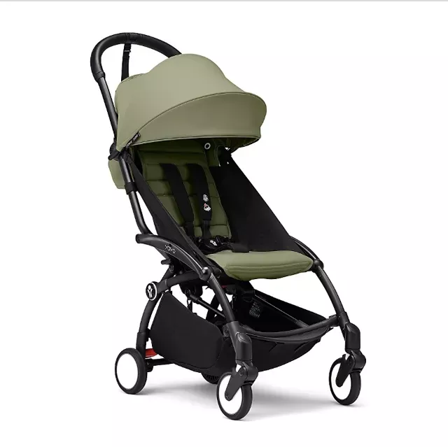 stokke-olive-black-lightweight-stroller-rebel Stokke Olive and Black Lightweight Stroller – REBEL