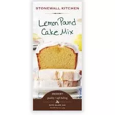 Stonewall Kitchen Lemon Pound Cake Mix 16.6 oz box