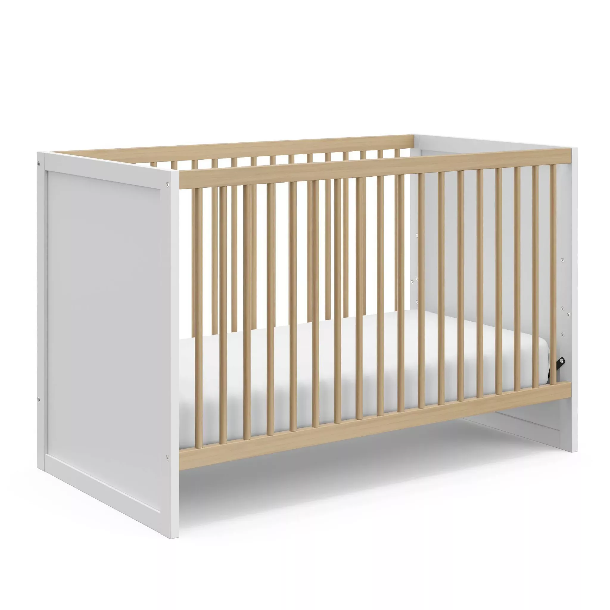 storkcraft-calabasas-3-in-1-convertible-crib-white-driftwood-rebel Storkcraft Calabasas 3-In-1 Convertible Crib - White/Driftwood – REBEL